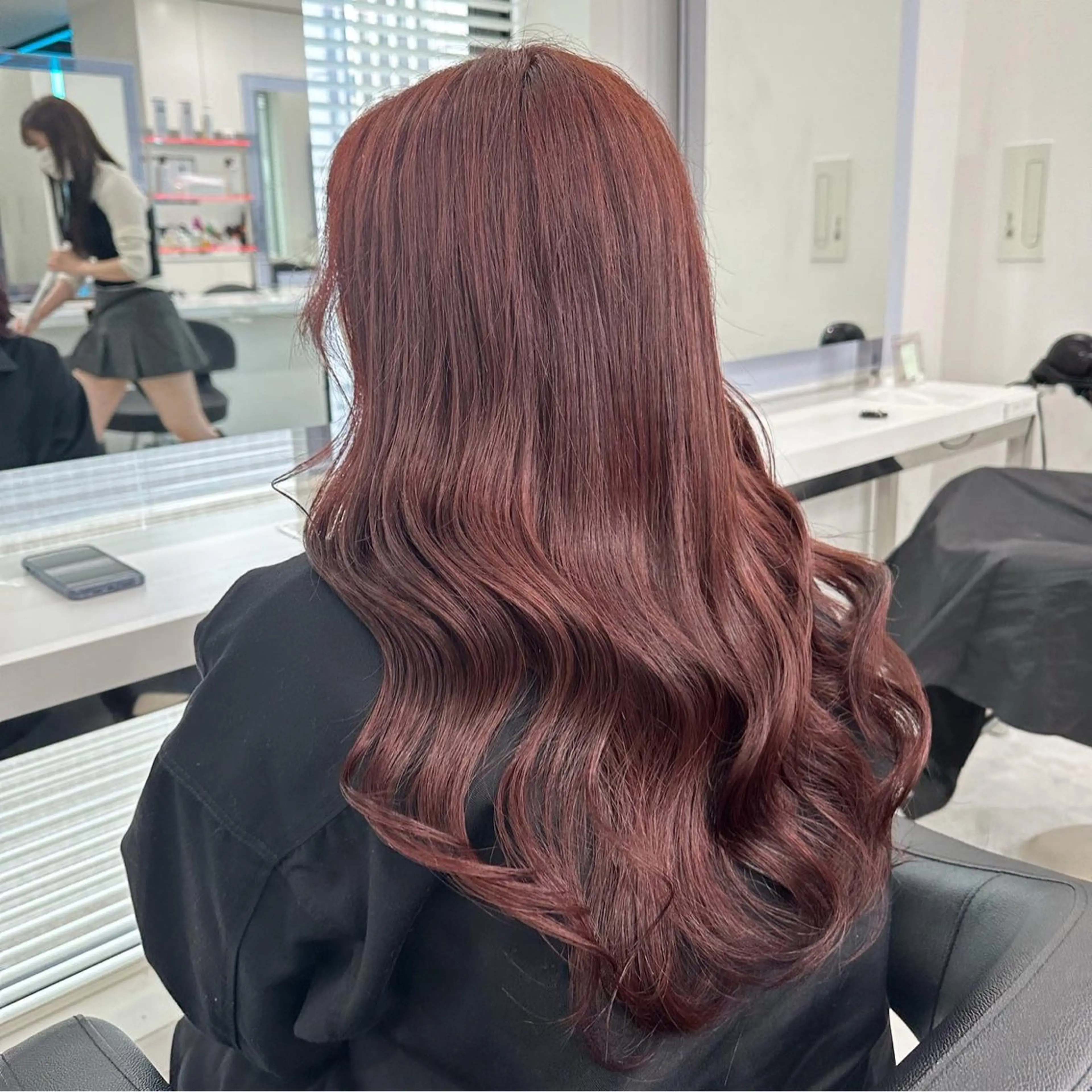 ロング カラー ブリーチ ヘアカラー トリートメント ヘッドスパ ヘアセット 💖SAE💖 銀座美容師のヘアスタイル