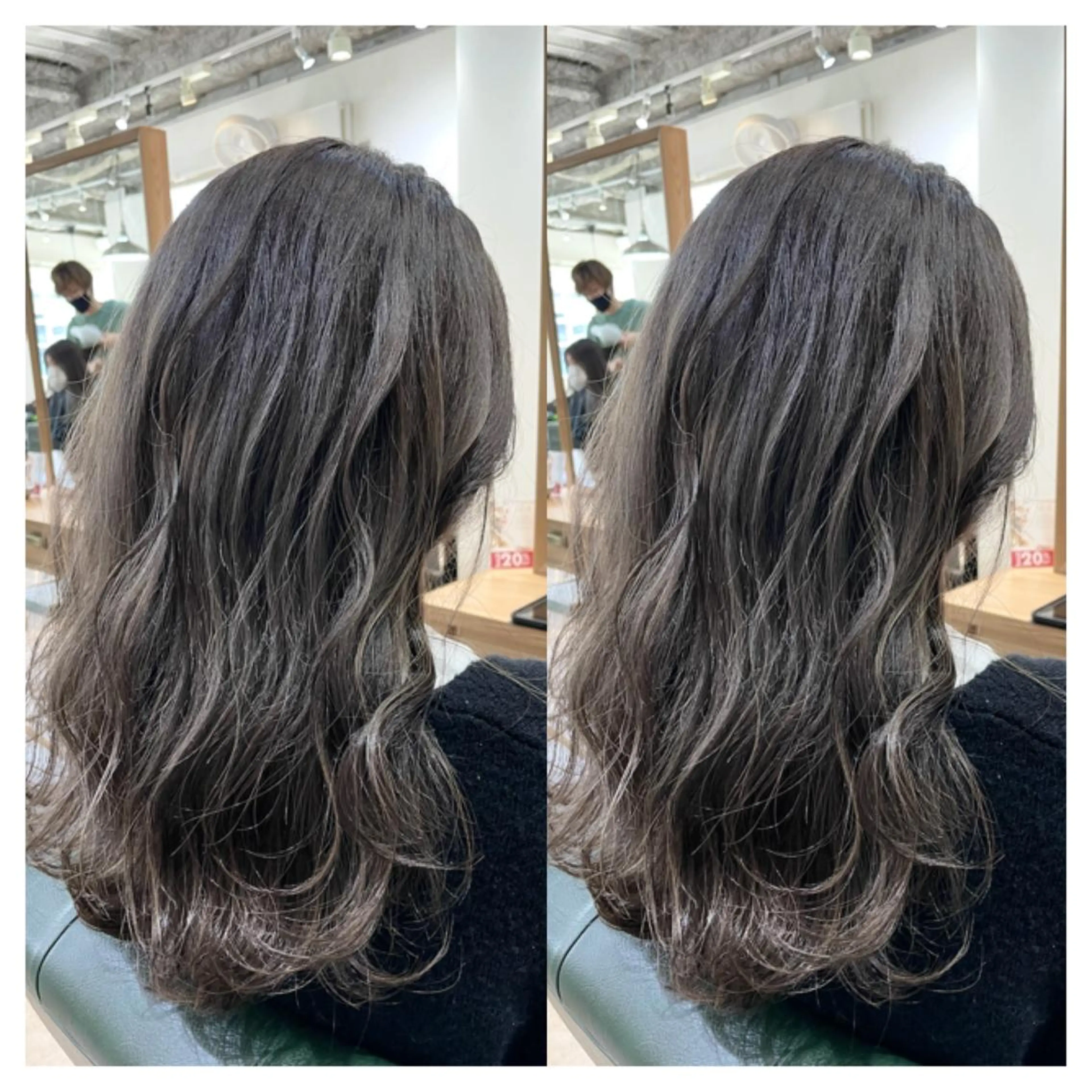 ロング カラー カット ヘアカラー トリートメント 村山 茉衣のヘアスタイル