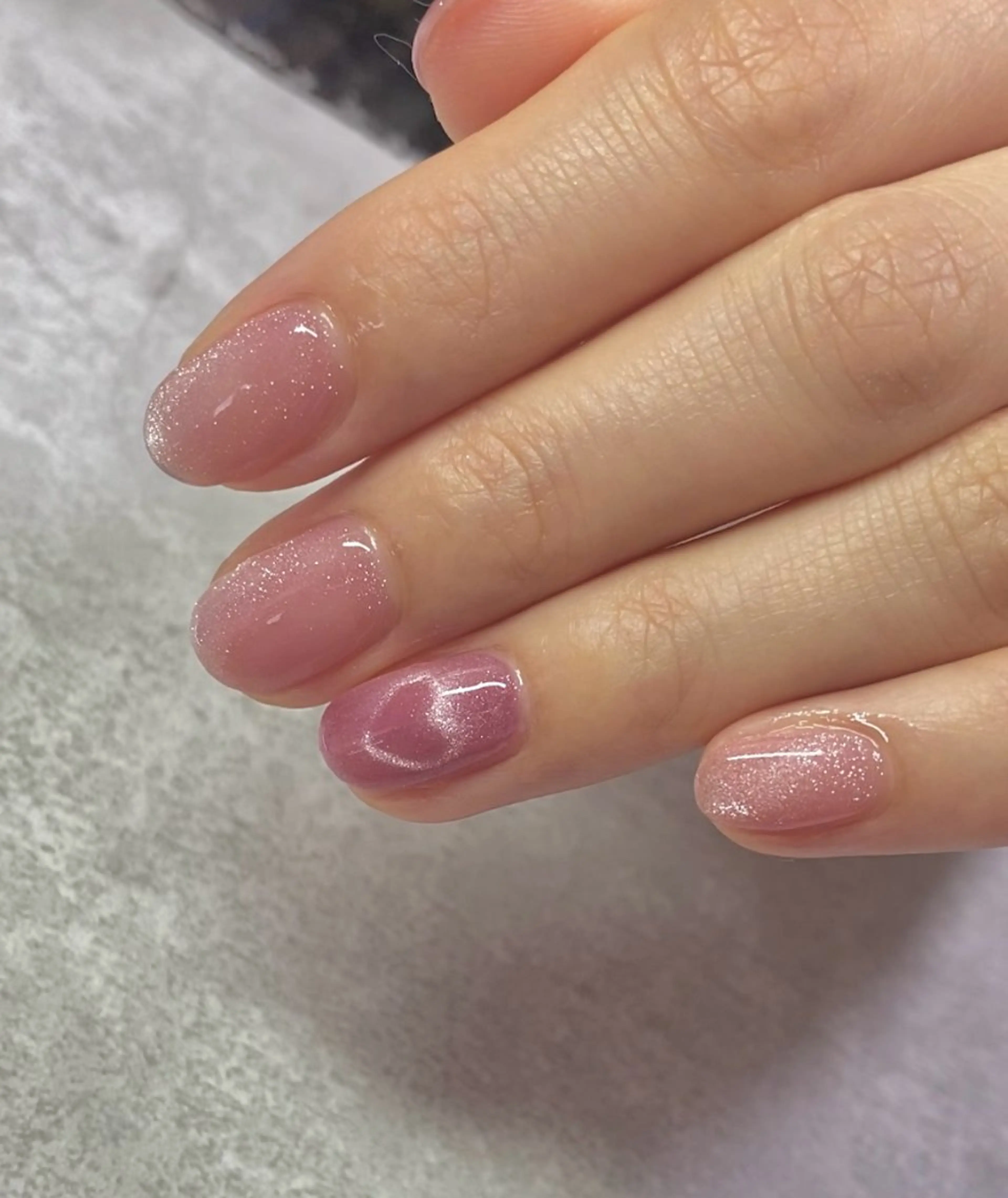 ネイル 入学式 フラッシュネイル フットネイル 卒業式 ハート C.Nail &Eye筑紫駅のネイルデザイン