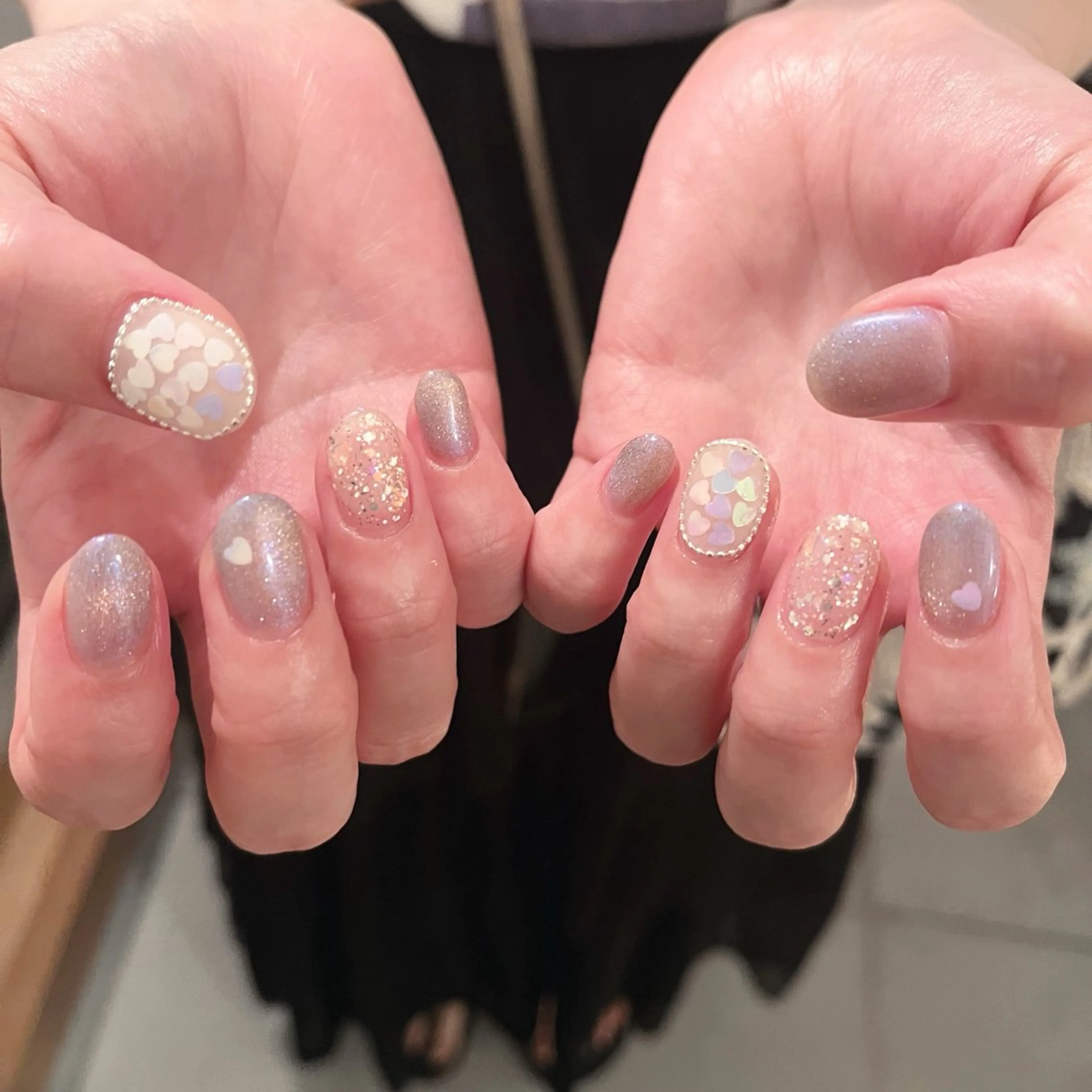 ネイル キラキラネイル K Aのネイルデザイン