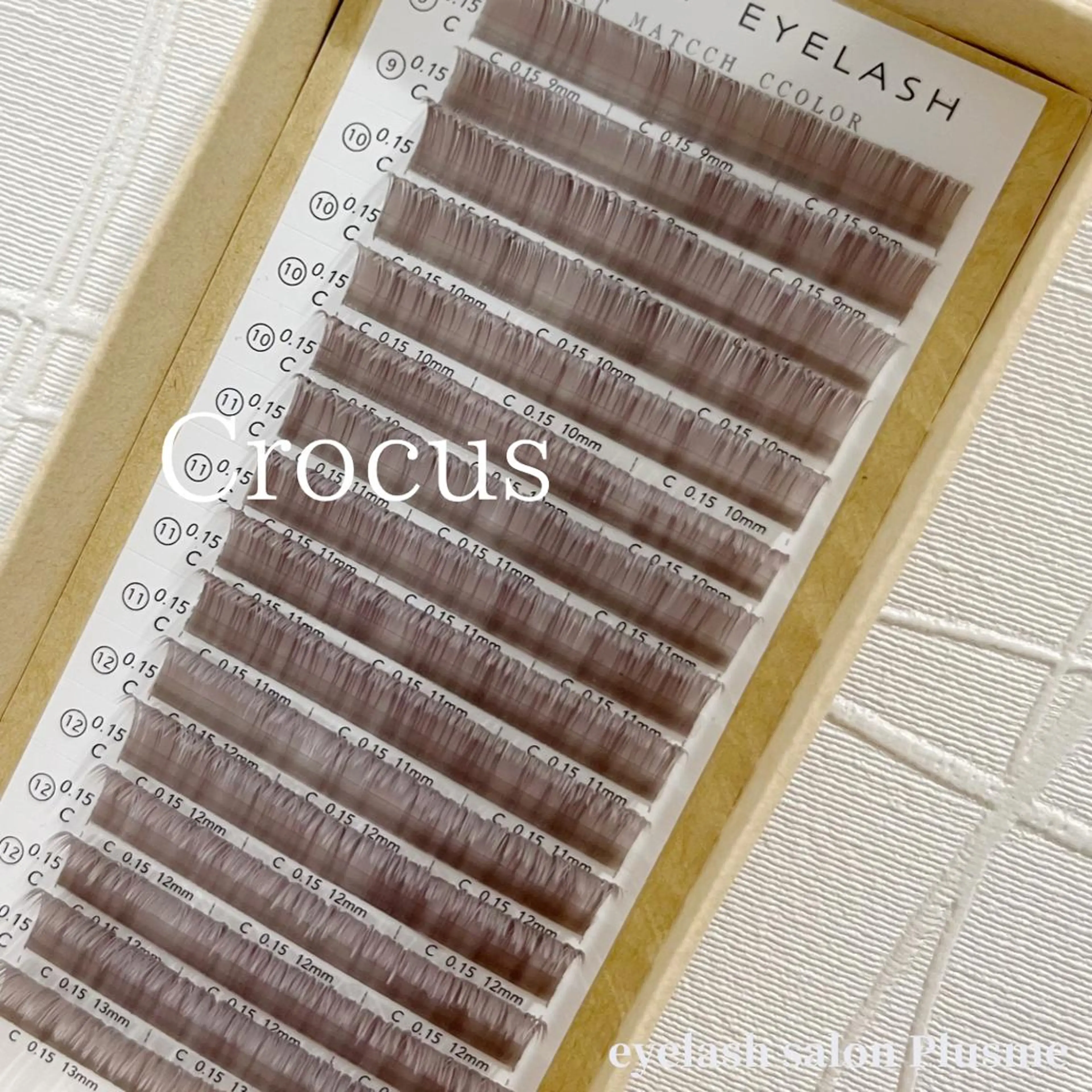 カラー マツエク・マツパ マツエク まつ毛、毛穴ケア 専門サロンPlumeのマツエク・マツパデザイン