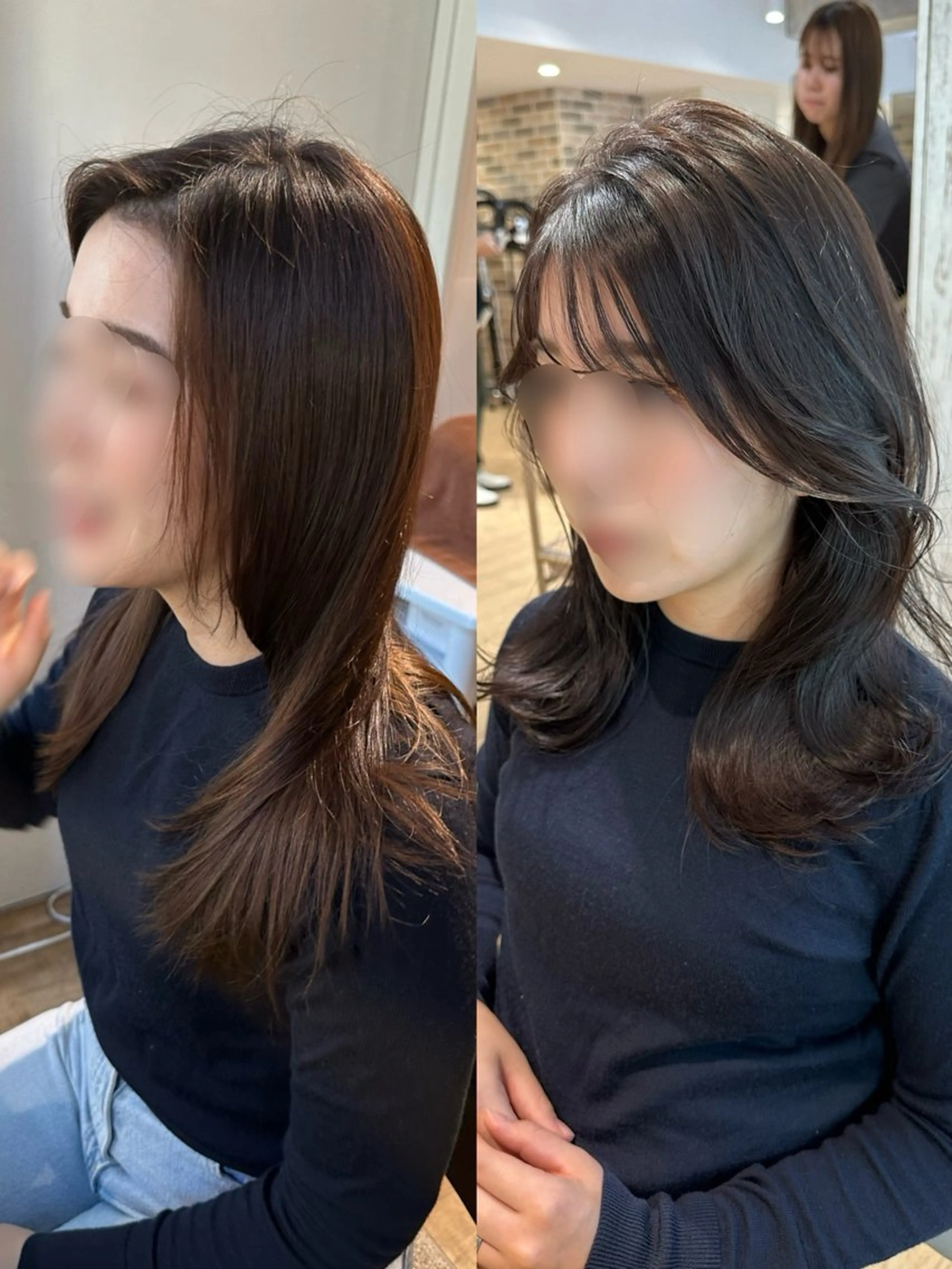 セミロング カット ヘアカラー トリートメント 市原 大翼のヘアスタイル