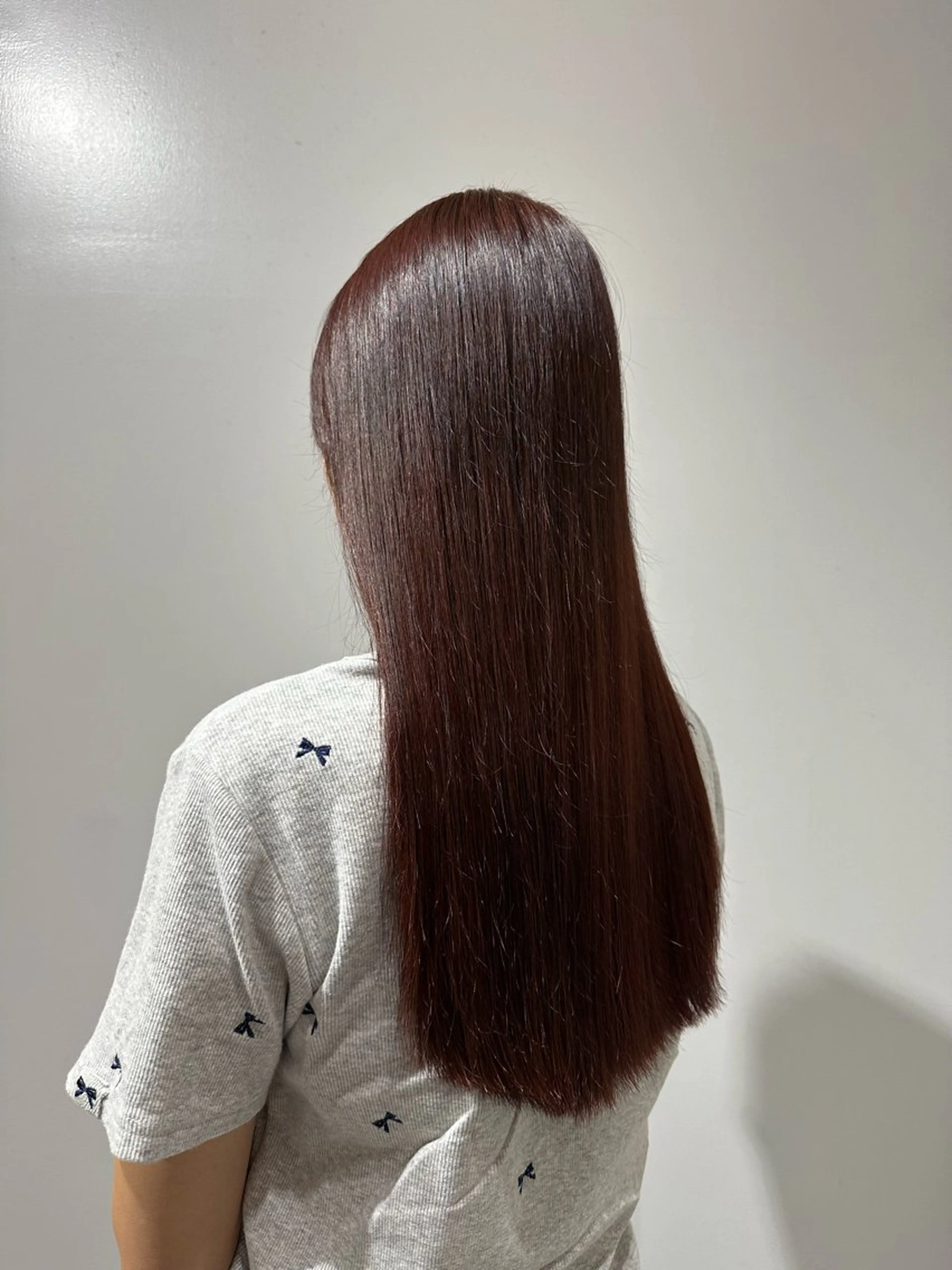 ロング カラー ブリーチ ブリーチなしカラー ピンクカラー ヘアカラー トリートメント 酸性ストレート/艶髪 /縮毛/sara❄️のヘアスタイル