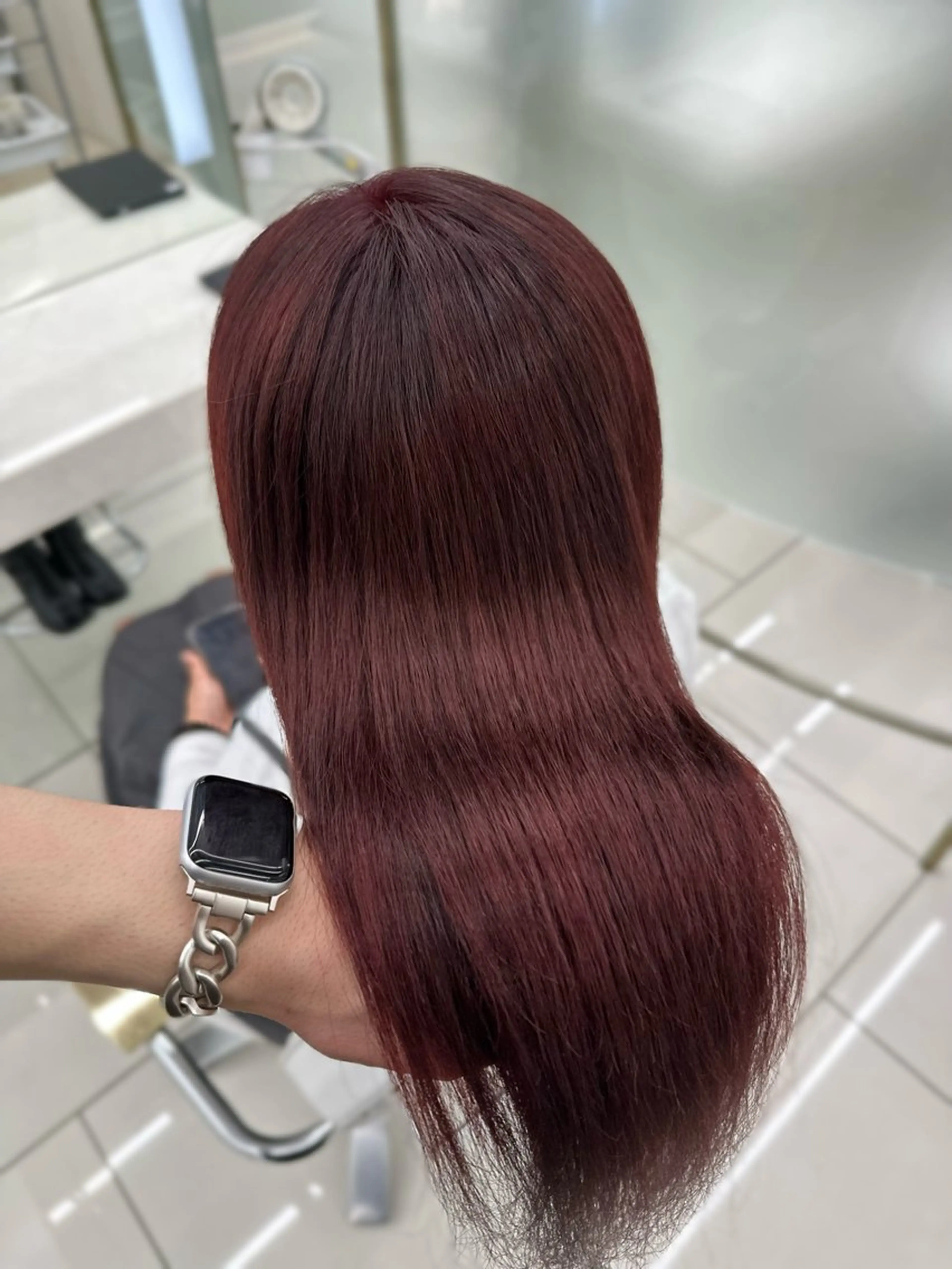 ロング カラー 透明感艶カラー /銀座/佐々木夏泉のヘアスタイル