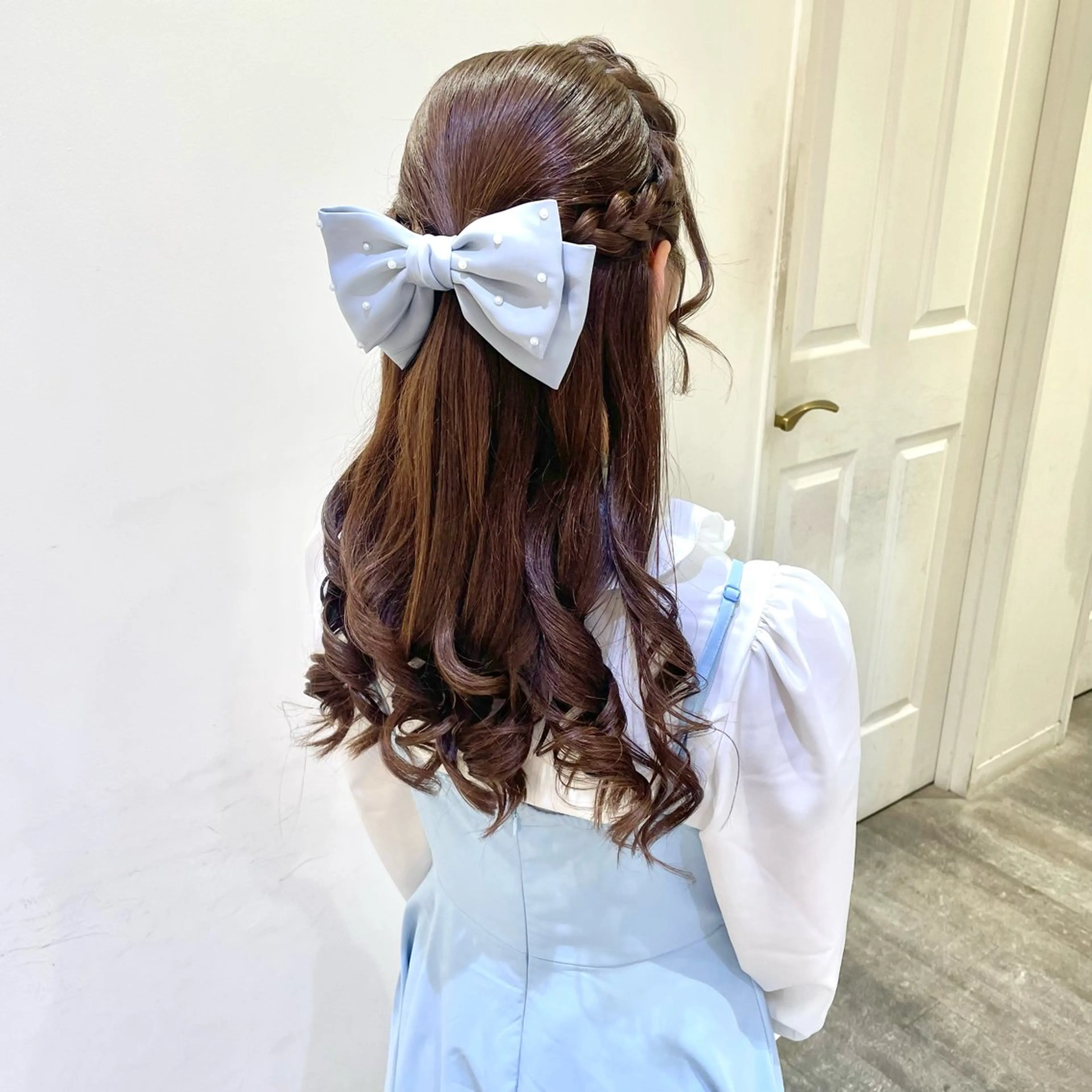 ヘアアレンジ ハイトーンカラー/ 長さだし🐇きょうかのヘアスタイル