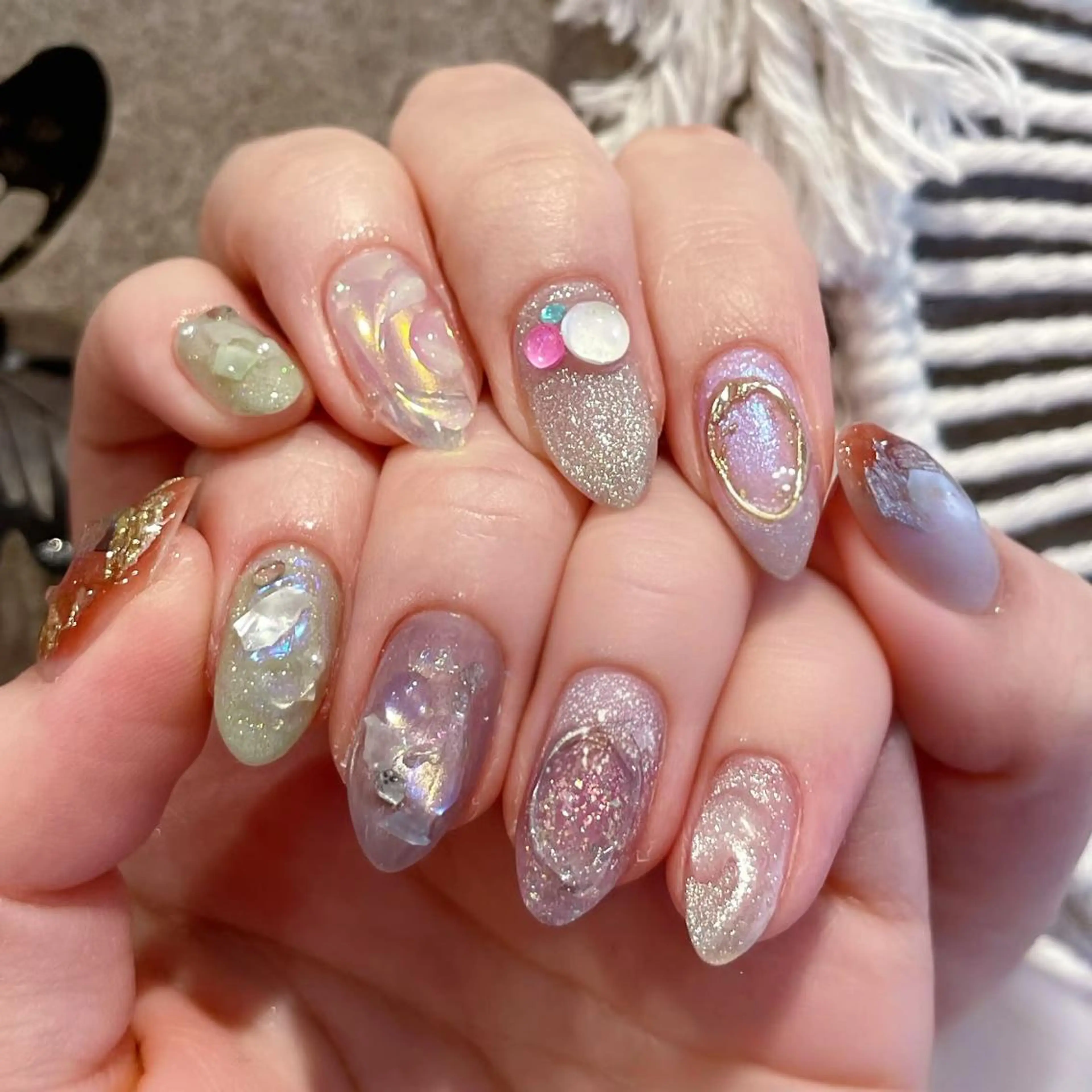 ニュアンスネイルの写真