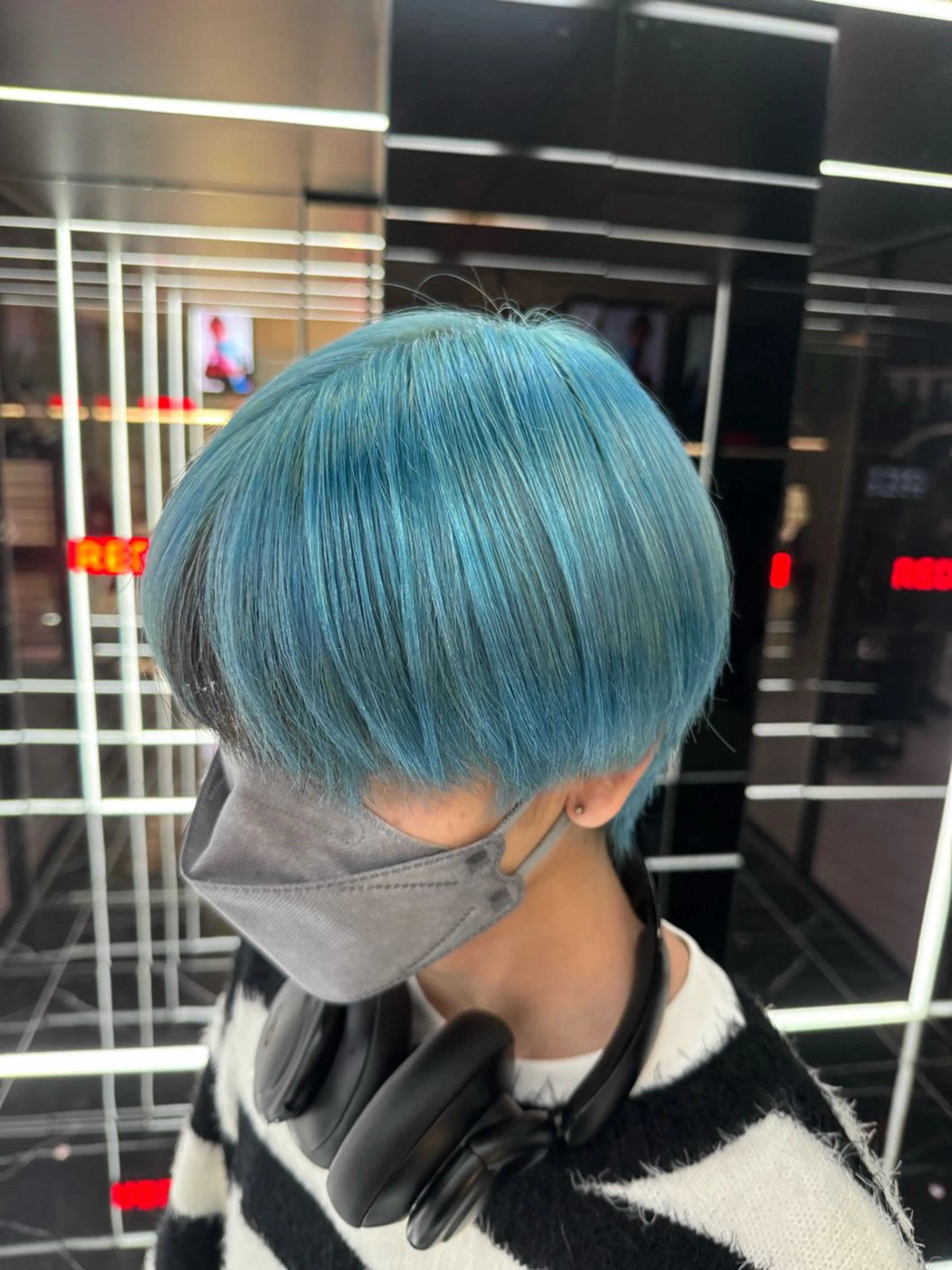 ショート カラー メンズ りょうへい/ 全頭ブリーチ/渋谷のヘアスタイル