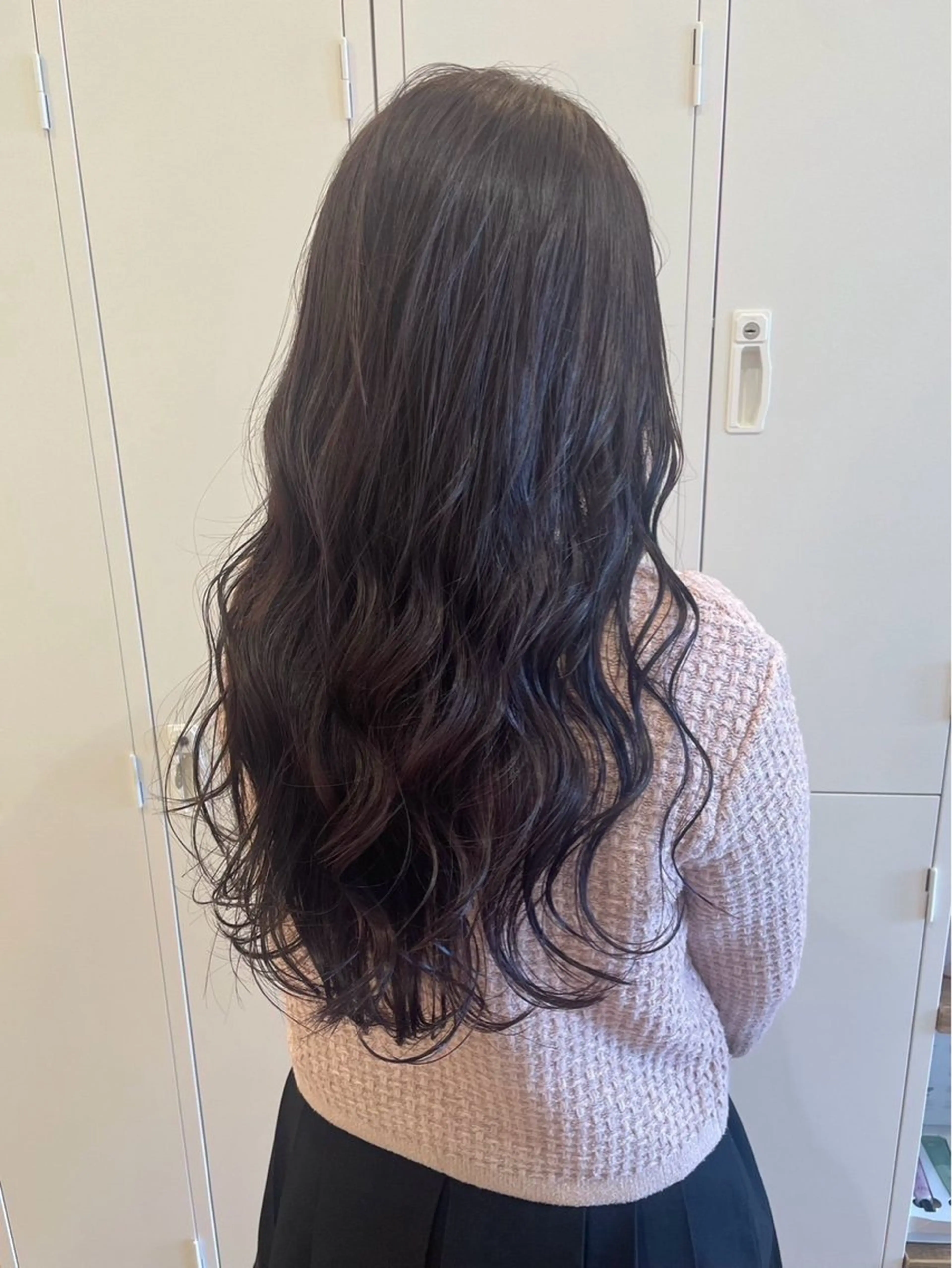 ロング カラー ラベンダーカラー ピンクカラー ピンクラベンダー カット ヘアカラー トリートメント  ︎︎ sa-yaのヘアスタイル