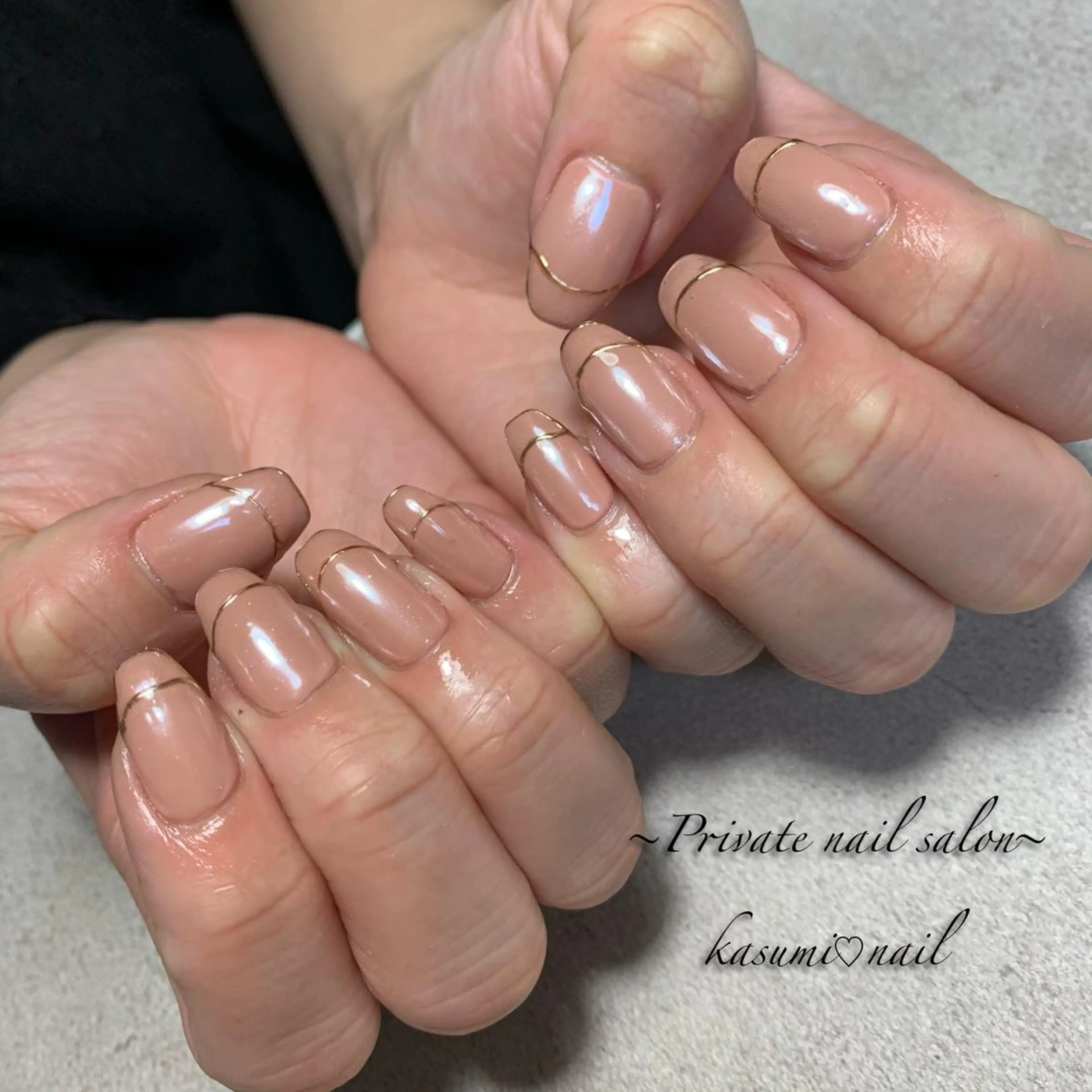 ネイル ミラーネイル ニュアンスネイル KASUMI♡ Nailのネイルデザイン