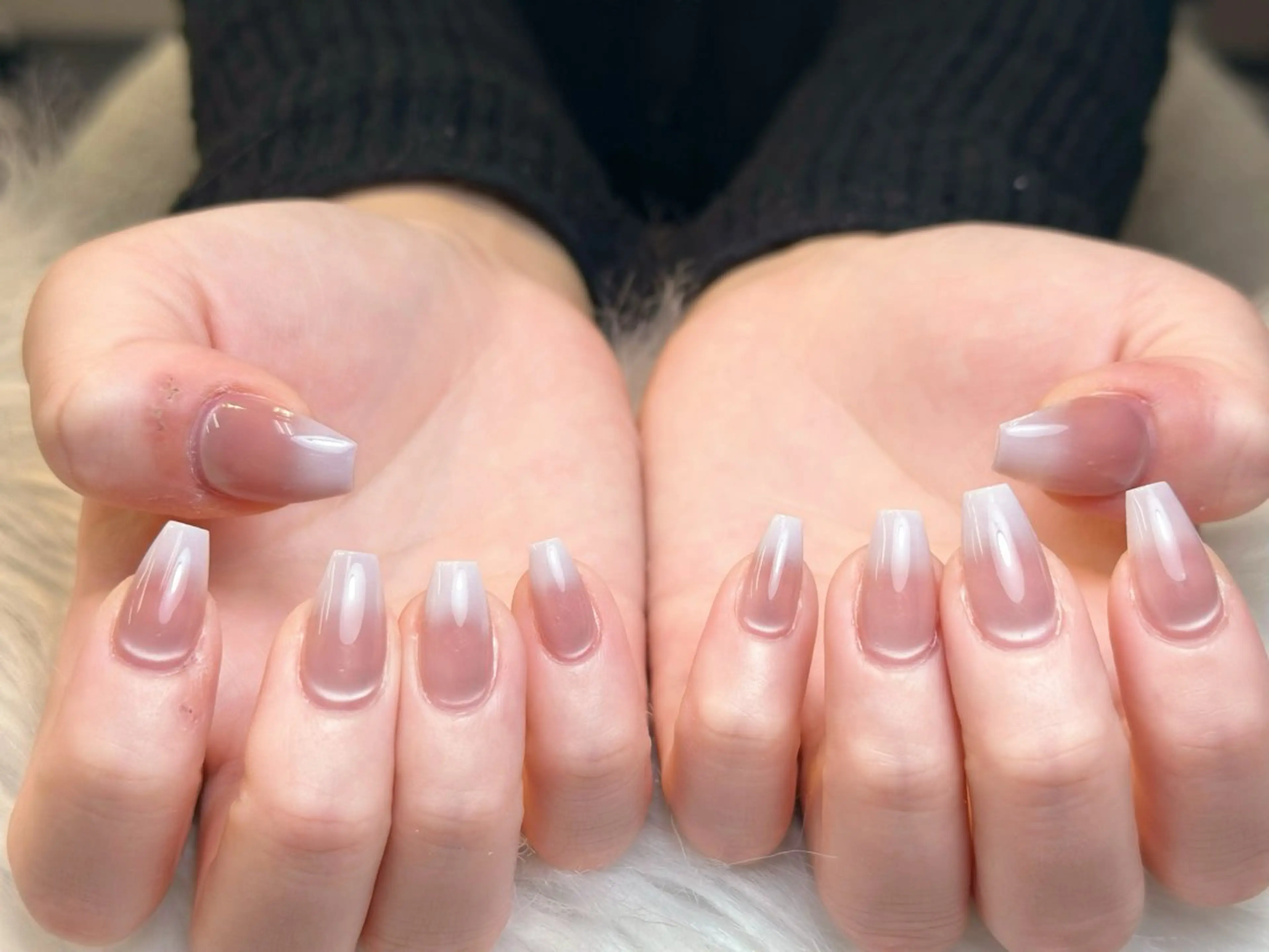 ネイル アートネイル 成人式 ジェルネイル ニュアンスネイル 夏ネイル ハンドネイル Nienail_ Luxeのネイルデザイン