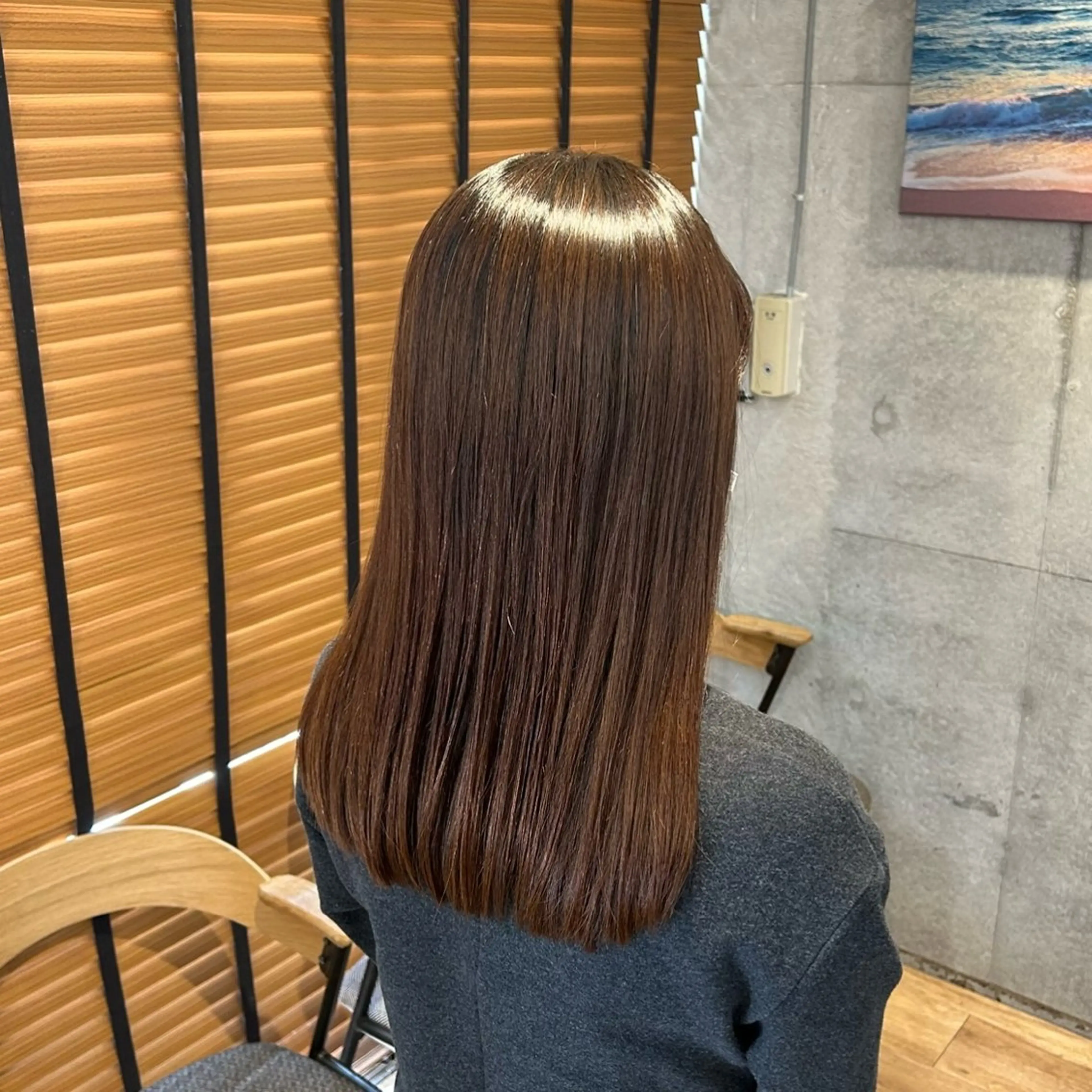 セミロング カラー JURI 🎀透明感カラー🎀のヘアスタイル