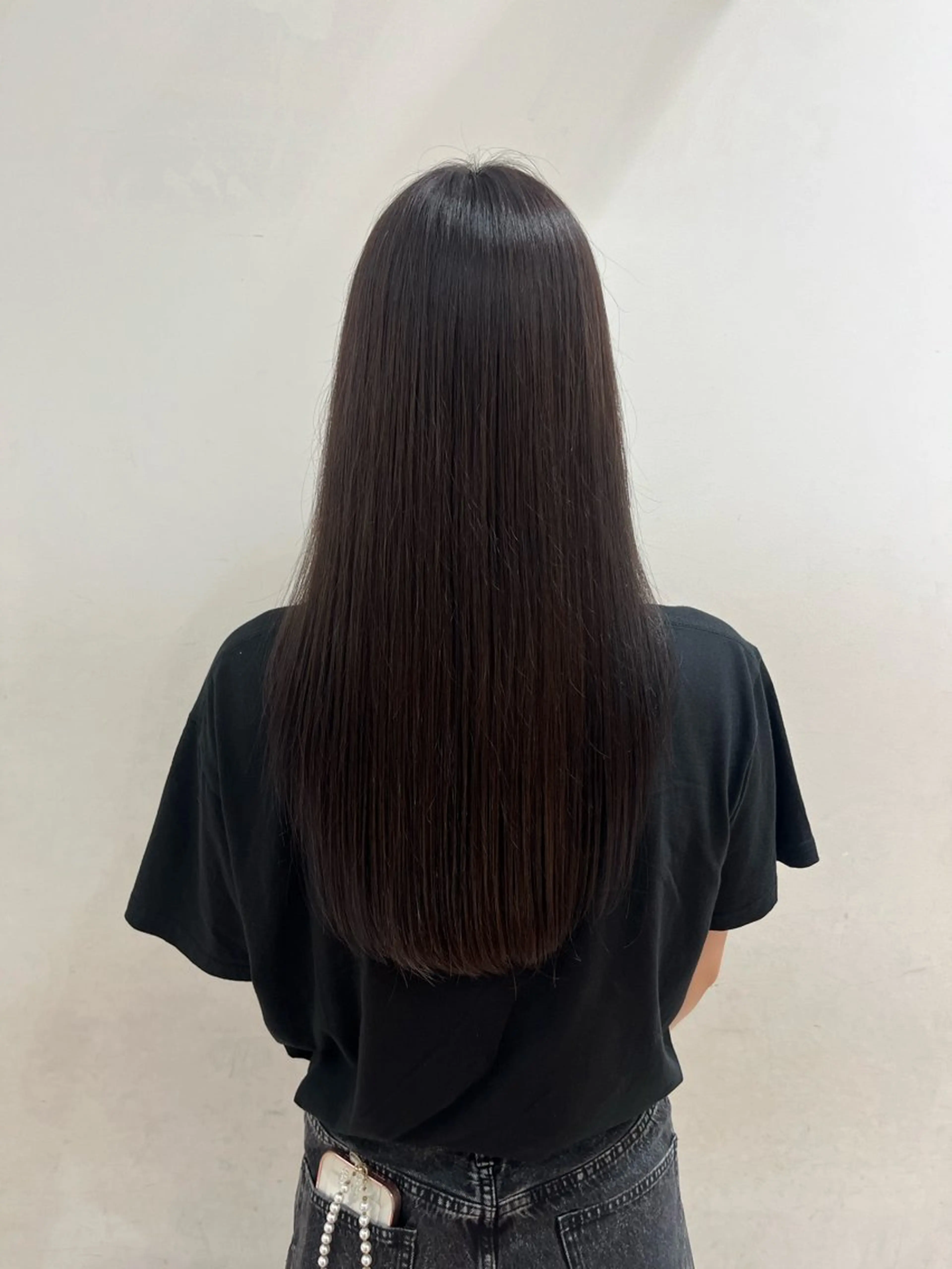 ロング カラー 荒川 三希のヘアスタイル