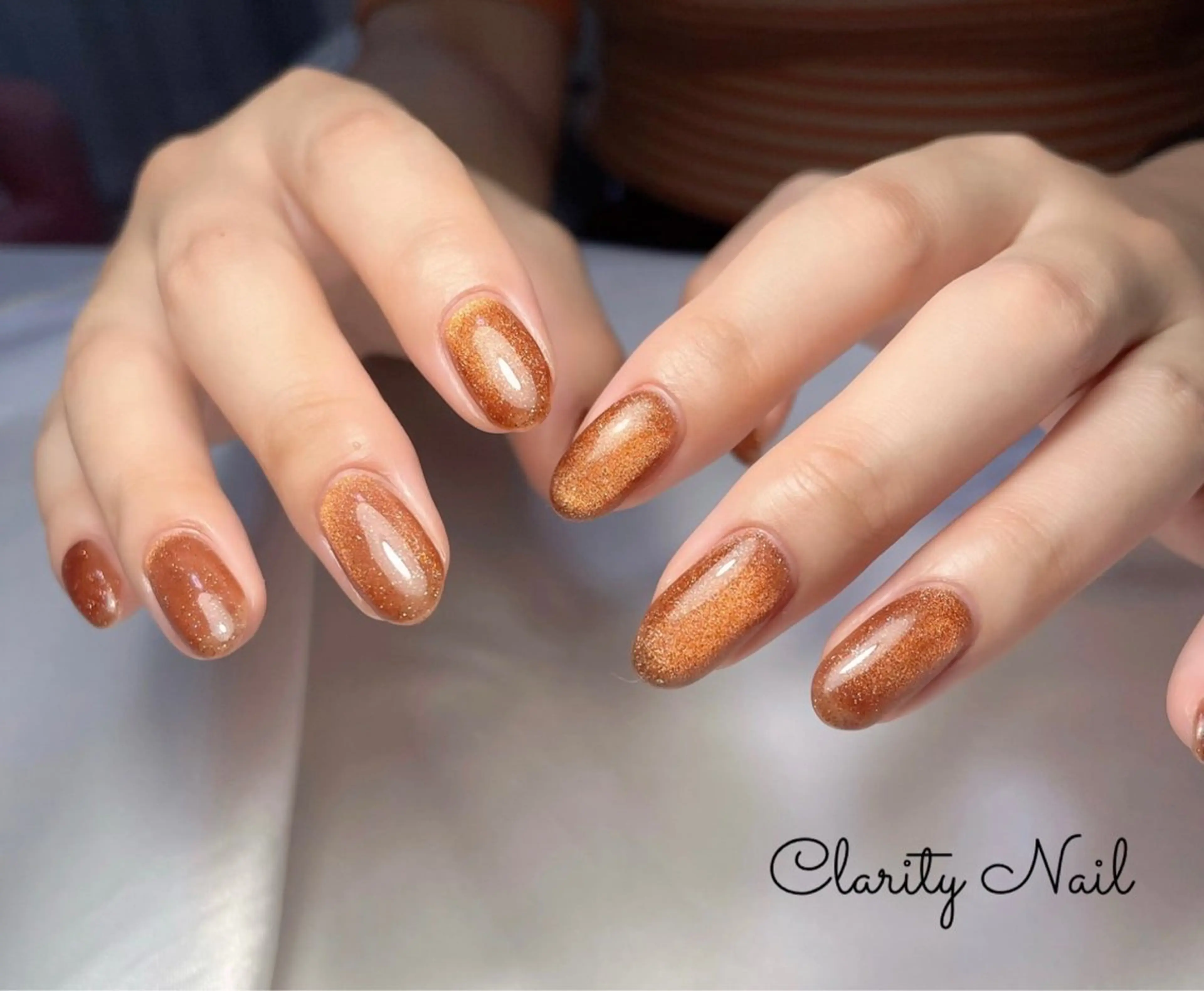 ネイル マグネットネイル ワンカラーネイル ハンドネイル Clarity Nailのネイルデザイン