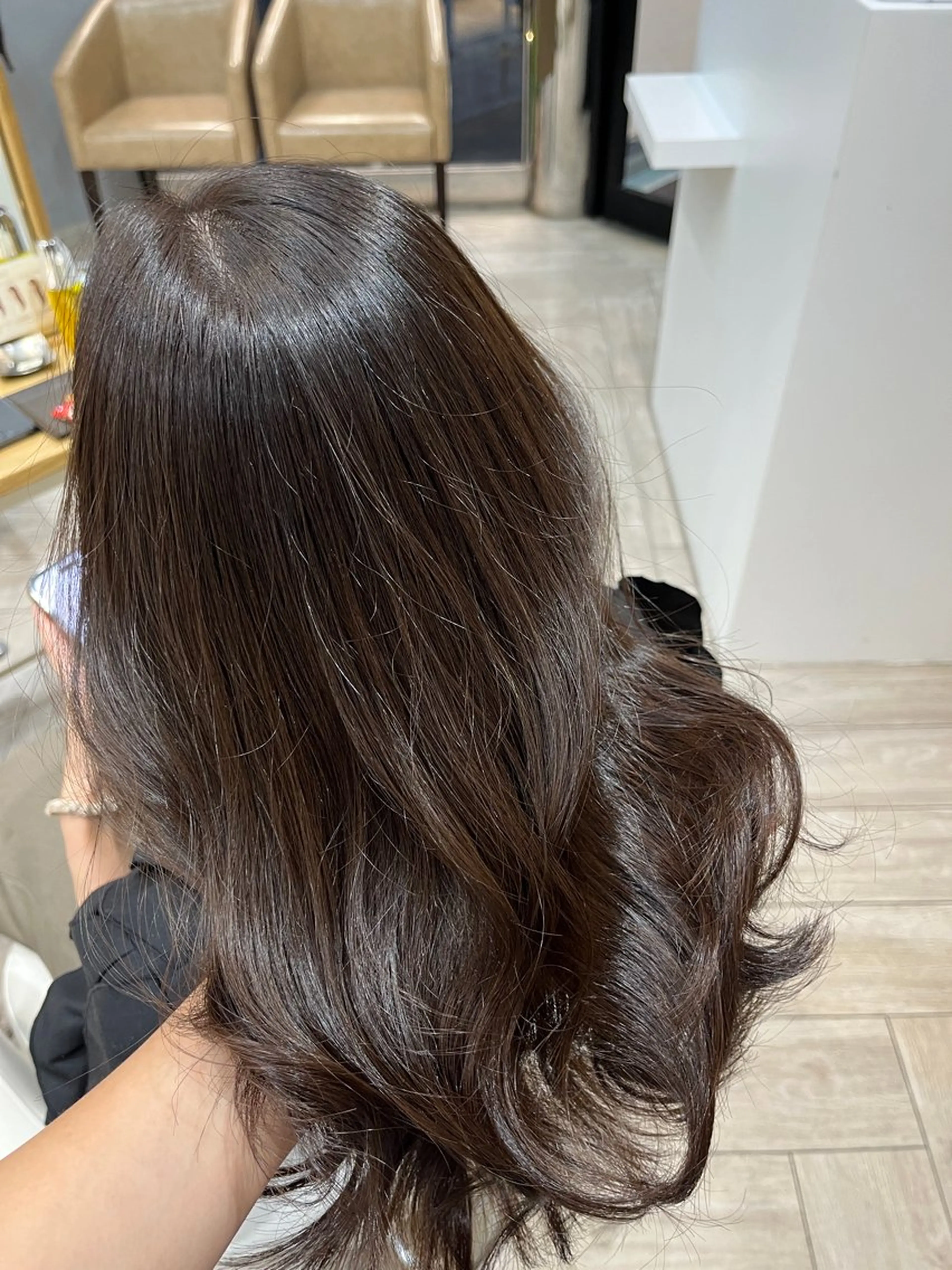 セミロング カット ヘアカラー トリートメント AVANCE. chisatoのヘアスタイル