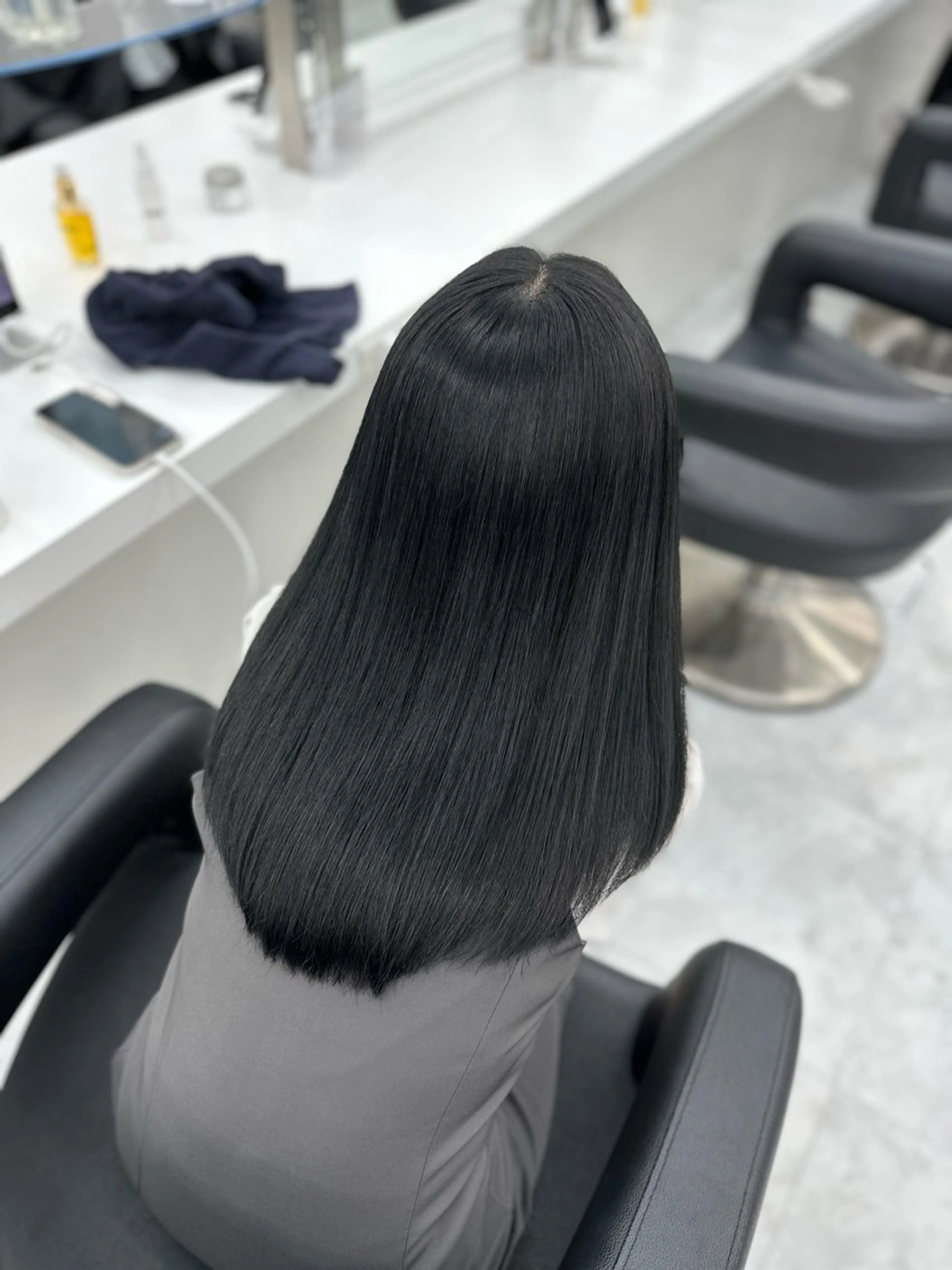 セミロング ヘアカラー トリートメント ヘッドスパ ヘアセット rio🧚🏻‍♀️ 暖色/グレージュのヘアスタイル