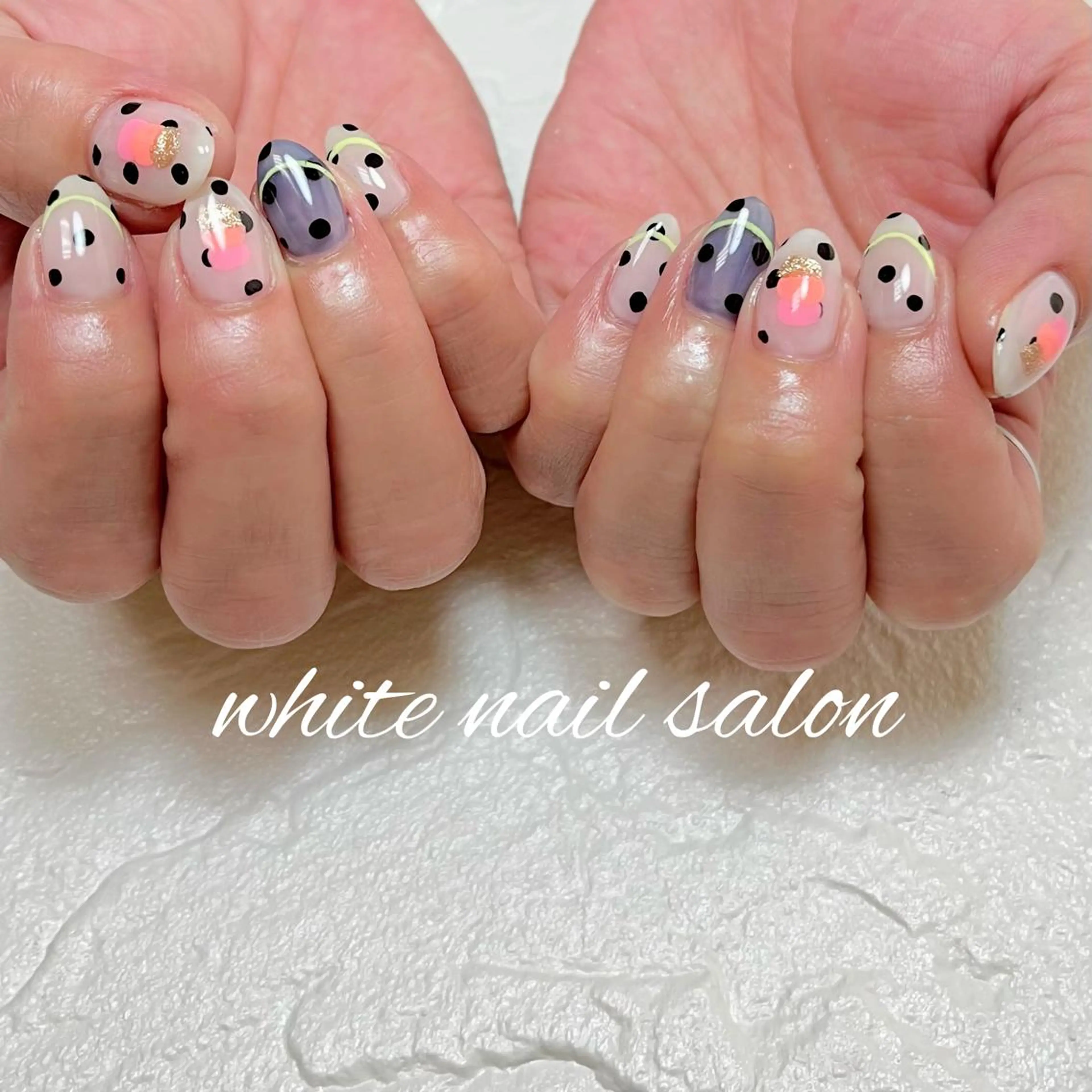 ネイル フットネイル ジェルネイル ハードジェル ラメ(グリッター) 持ち込み ハンドネイル white nail salonのネイルデザイン