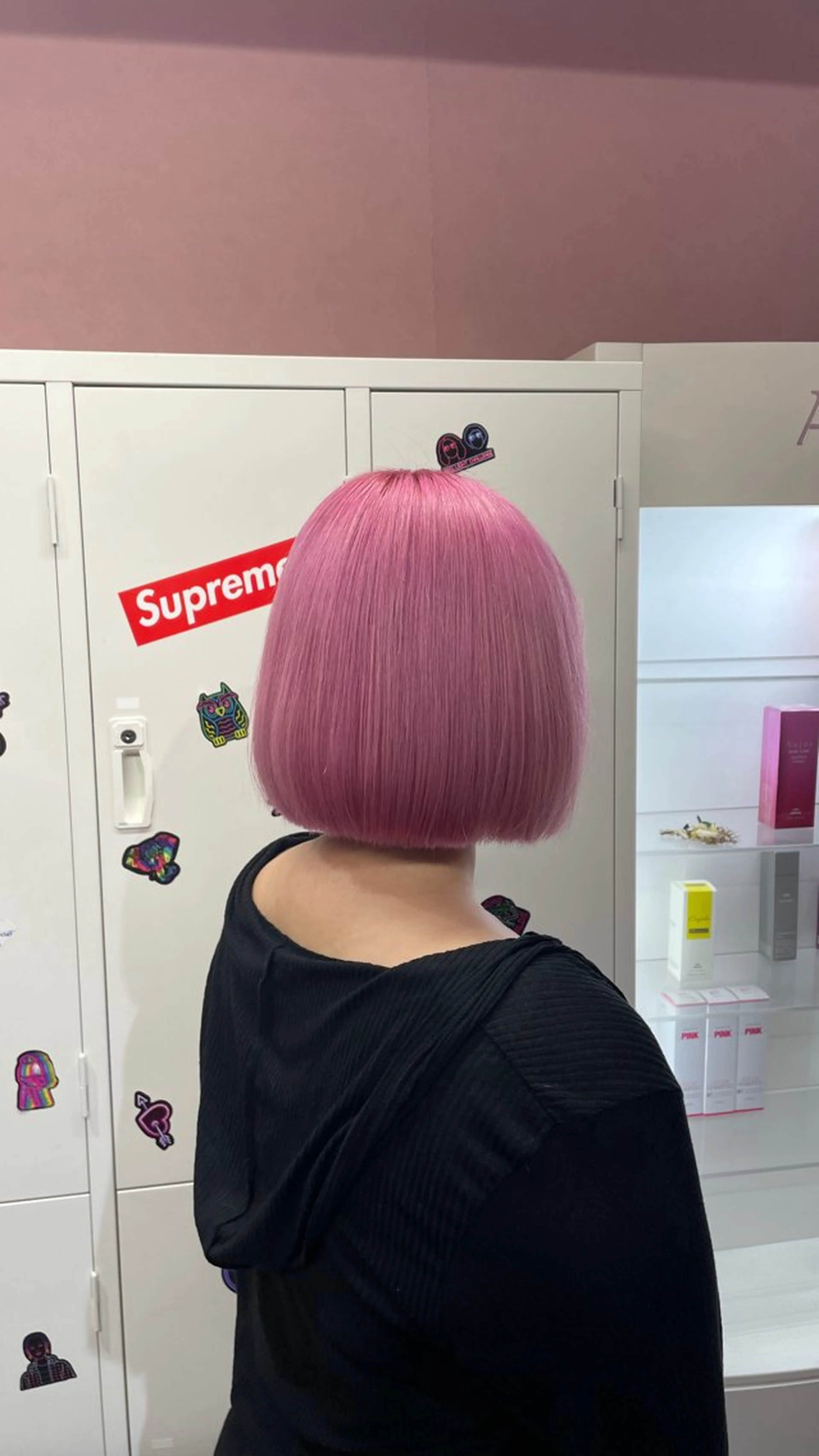 ショート カラー ピンクカラー ホワイトピンク ヘアカラー トリートメント ハイトーン/ブリーチ /hikaruのヘアスタイル