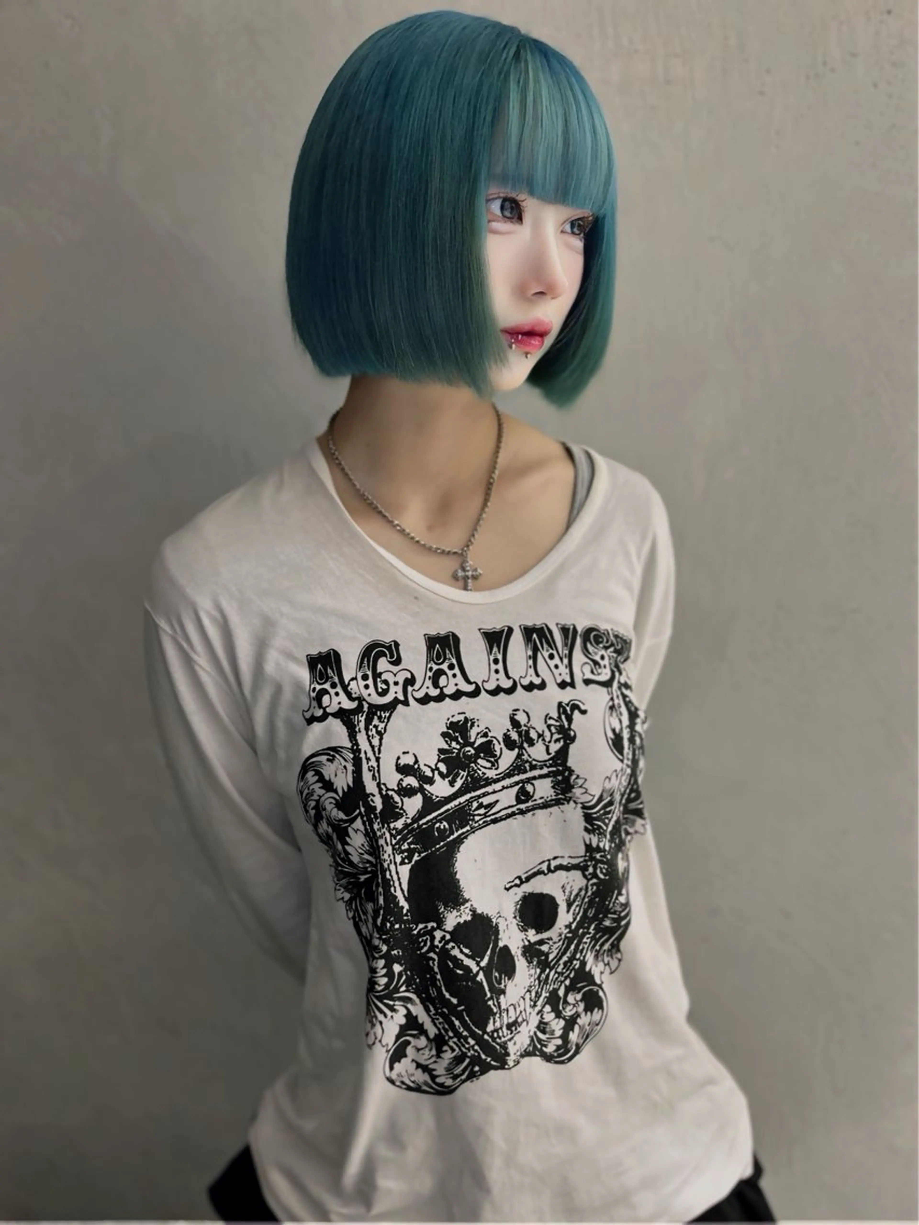 ショート ヘアカラー トリートメント 🌟龍明🌟福岡 ハイトーン🌟のヘアスタイル