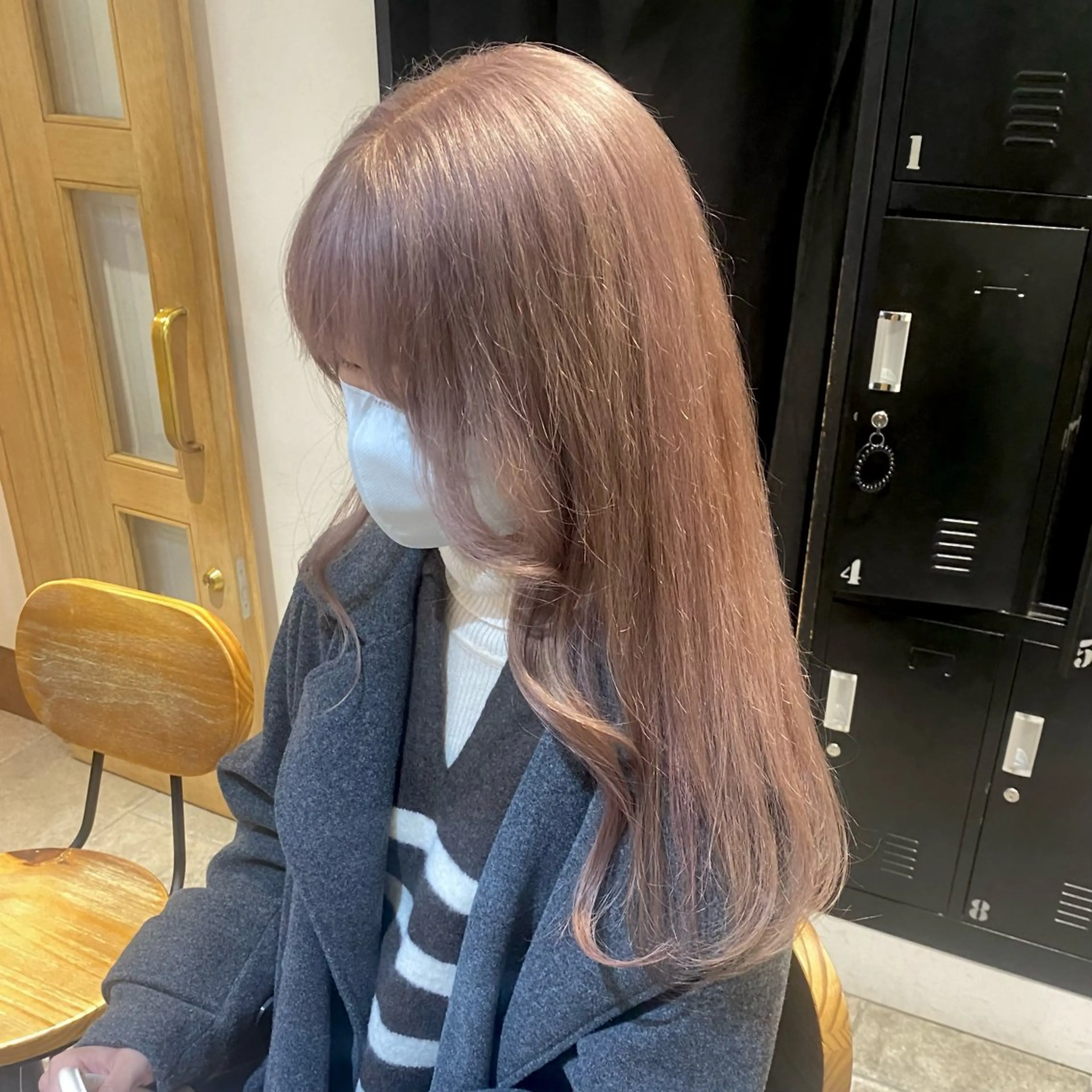 ロング カラー カット ヘアカラー トリートメント otoha✳︎ くすみカラーのヘアスタイル