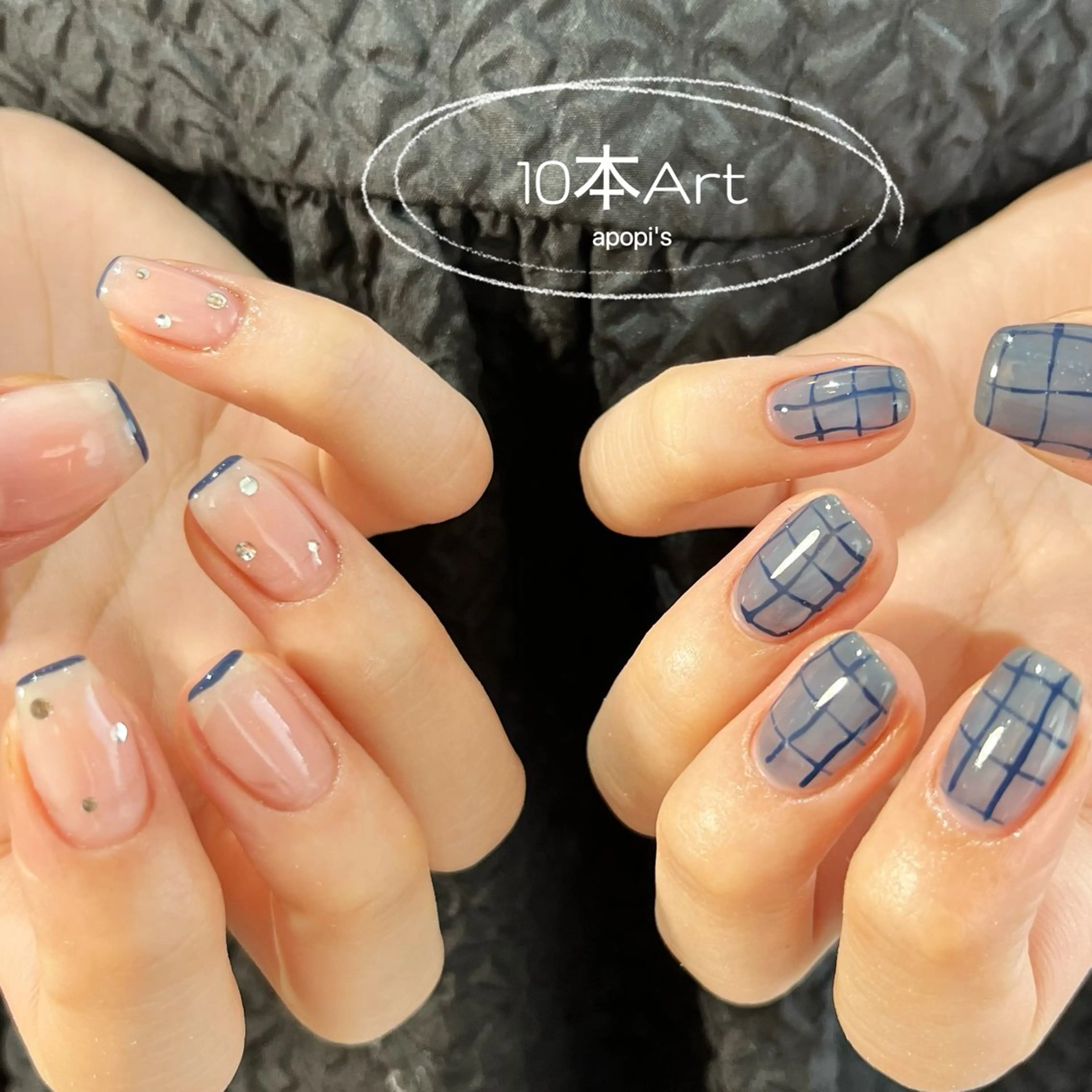 ミディアム ネイル マツエク・マツパ ハンドネイル apopi's所属・apopis＊ close23:00のネイルデザイン