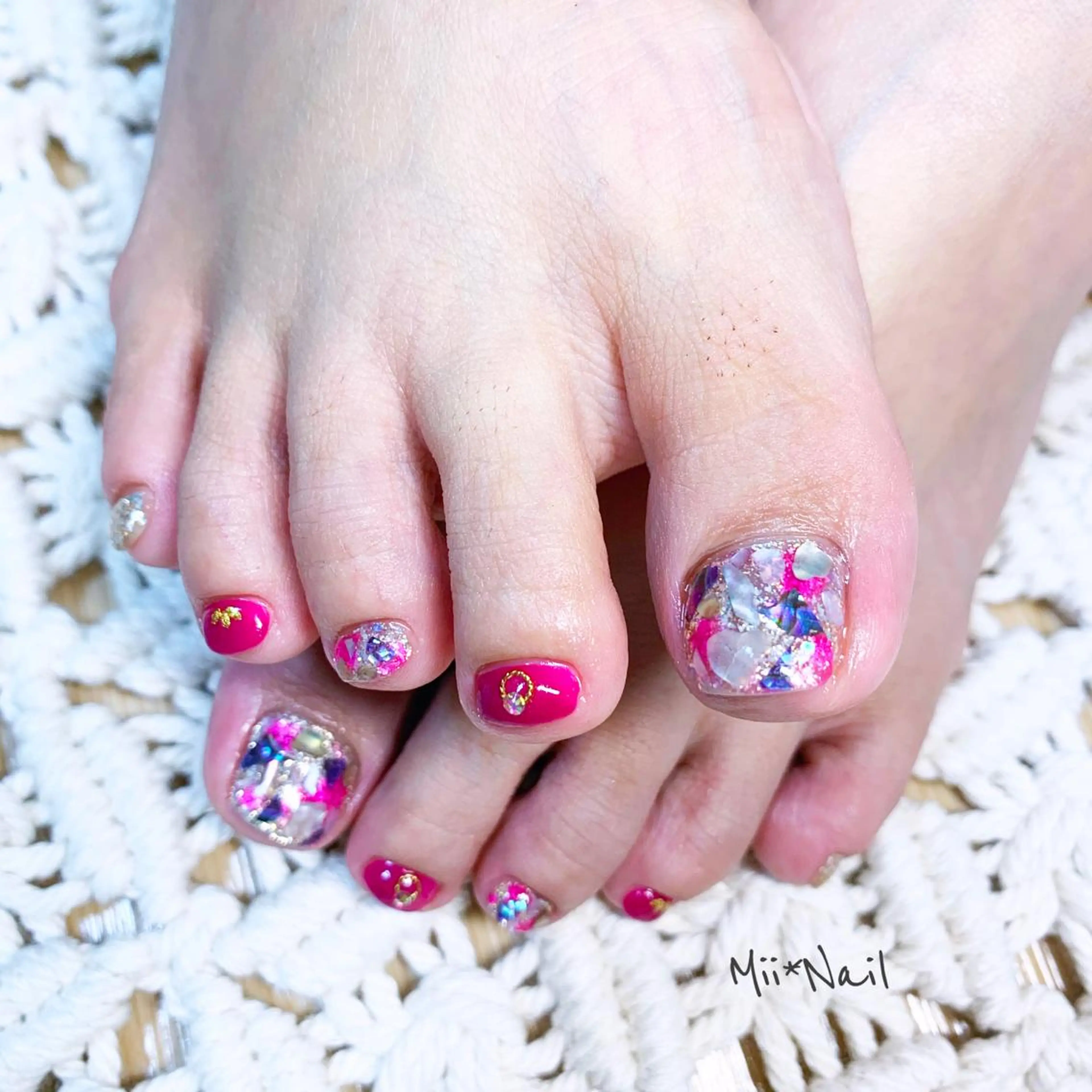 ネイル フットネイル MII*NAIL／ 美フォルムsalonのネイルデザイン