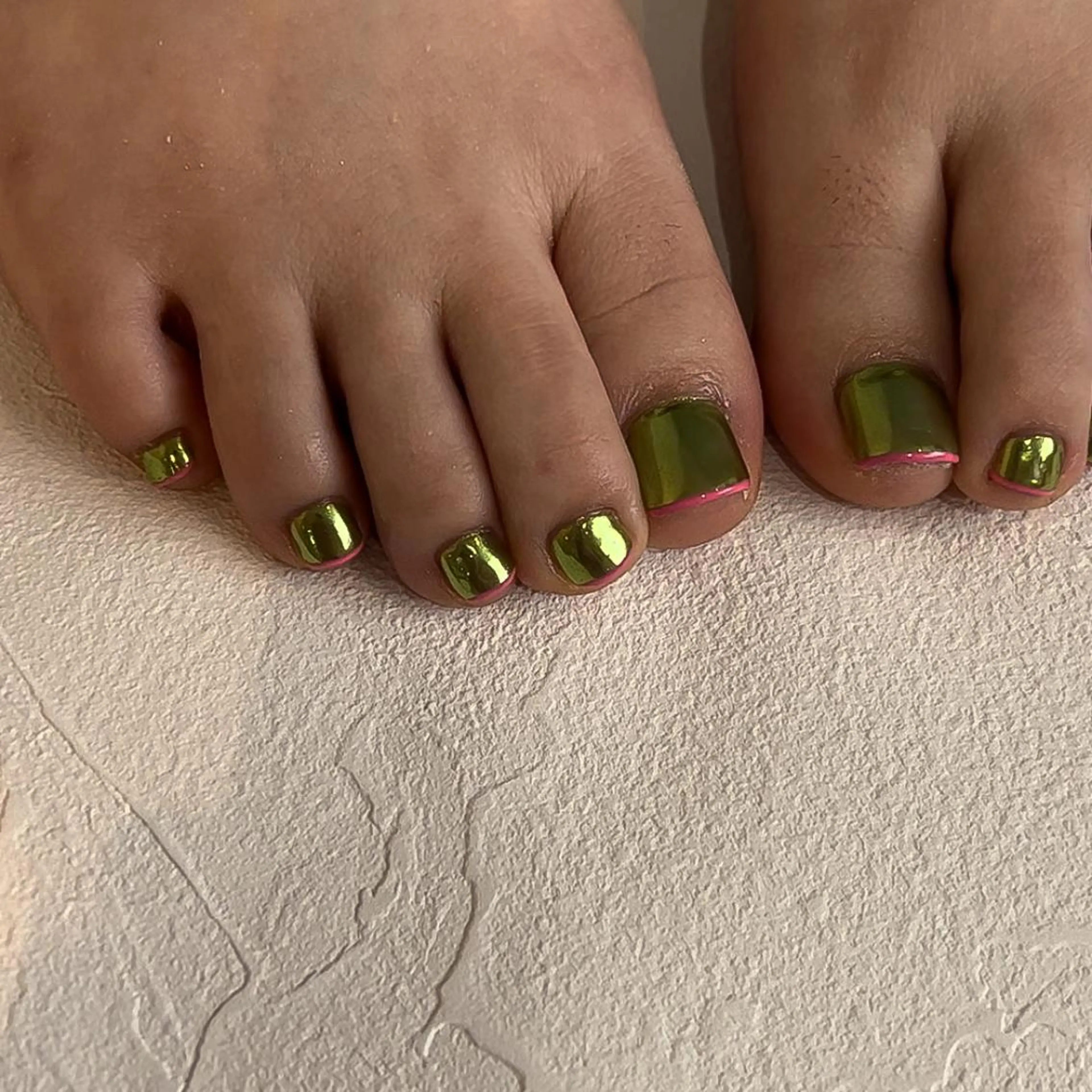 minimo限定価格フットネイル✨10本アート¥11000※3Dネイル、キャラネイル以外のアートの写真