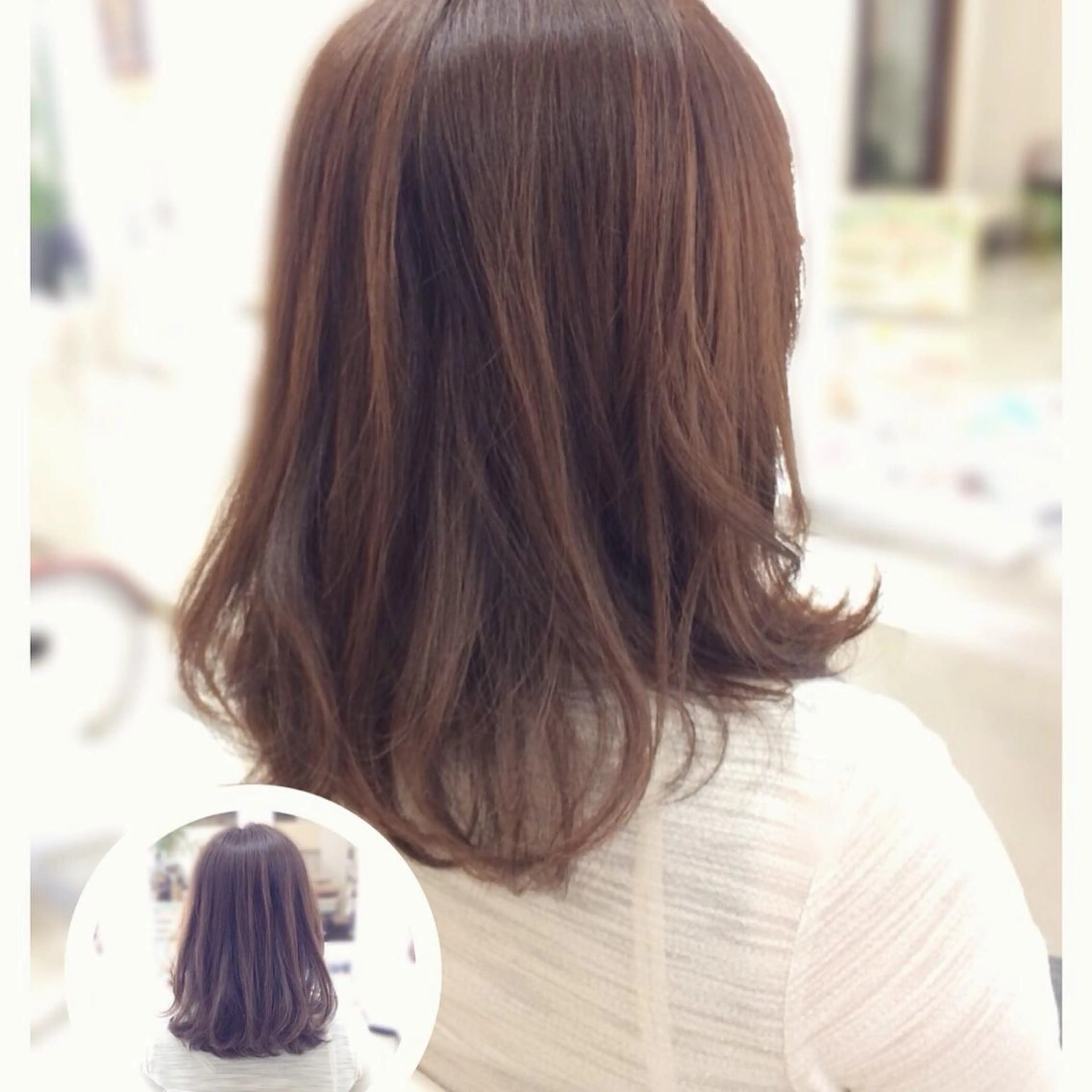 ミディアム いけだ ゆうのヘアスタイル