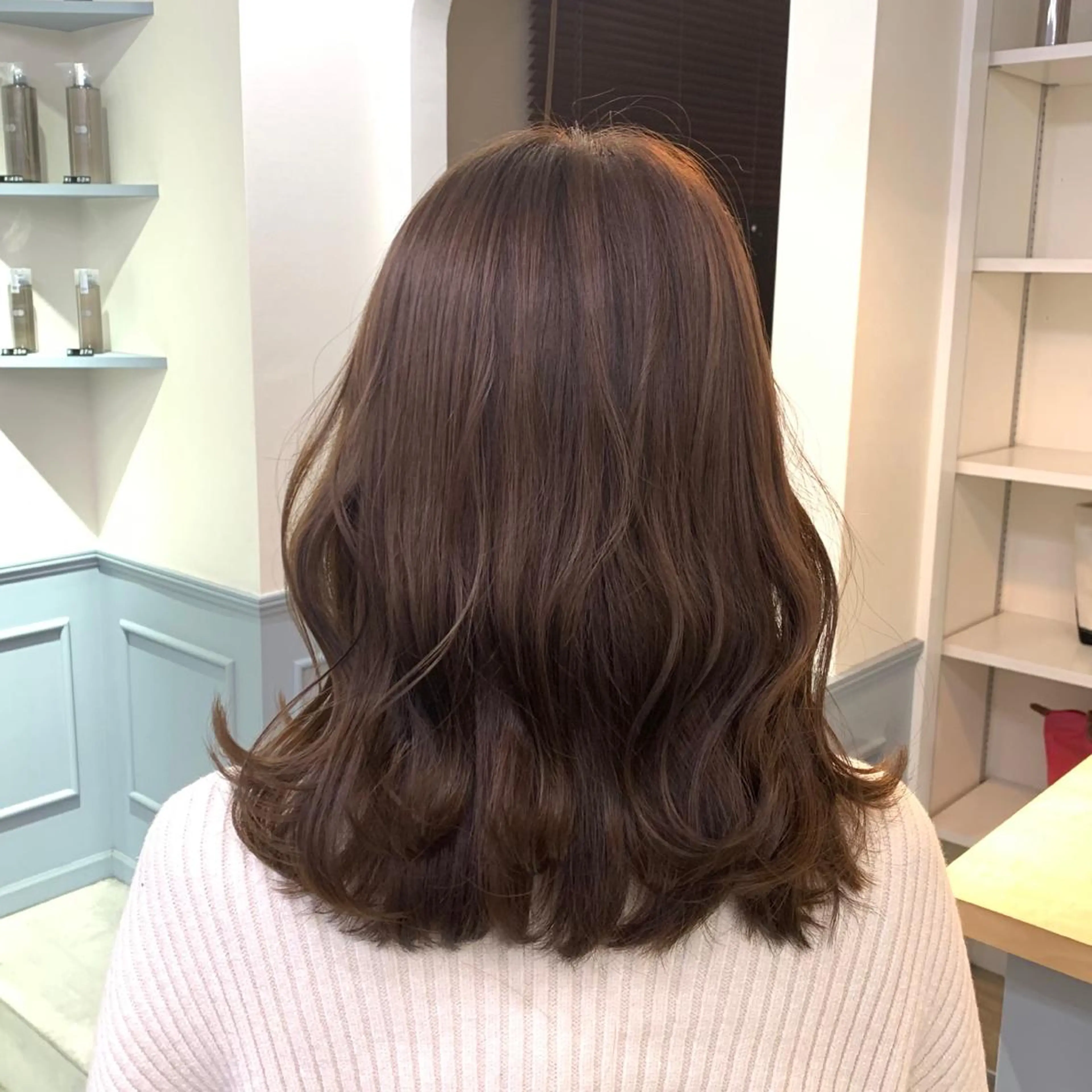 セミロング カラー ヘアアレンジ eclart ayaのヘアスタイル