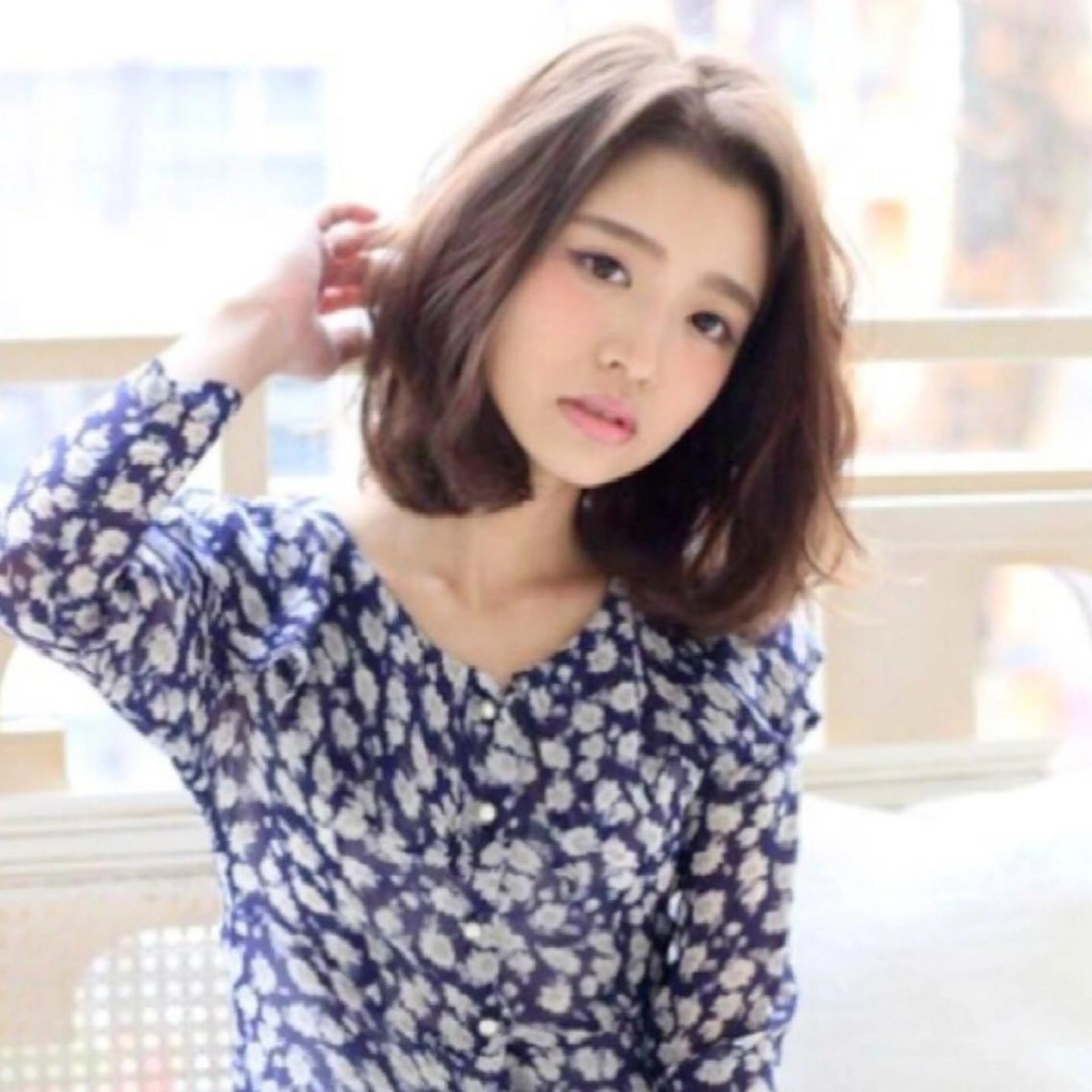 ミディアム SALOWIN神宮前五丁目店所属・🇰🇷韓国風艶髪✨ 髪質改善 倉岡しおんのヘアスタイル