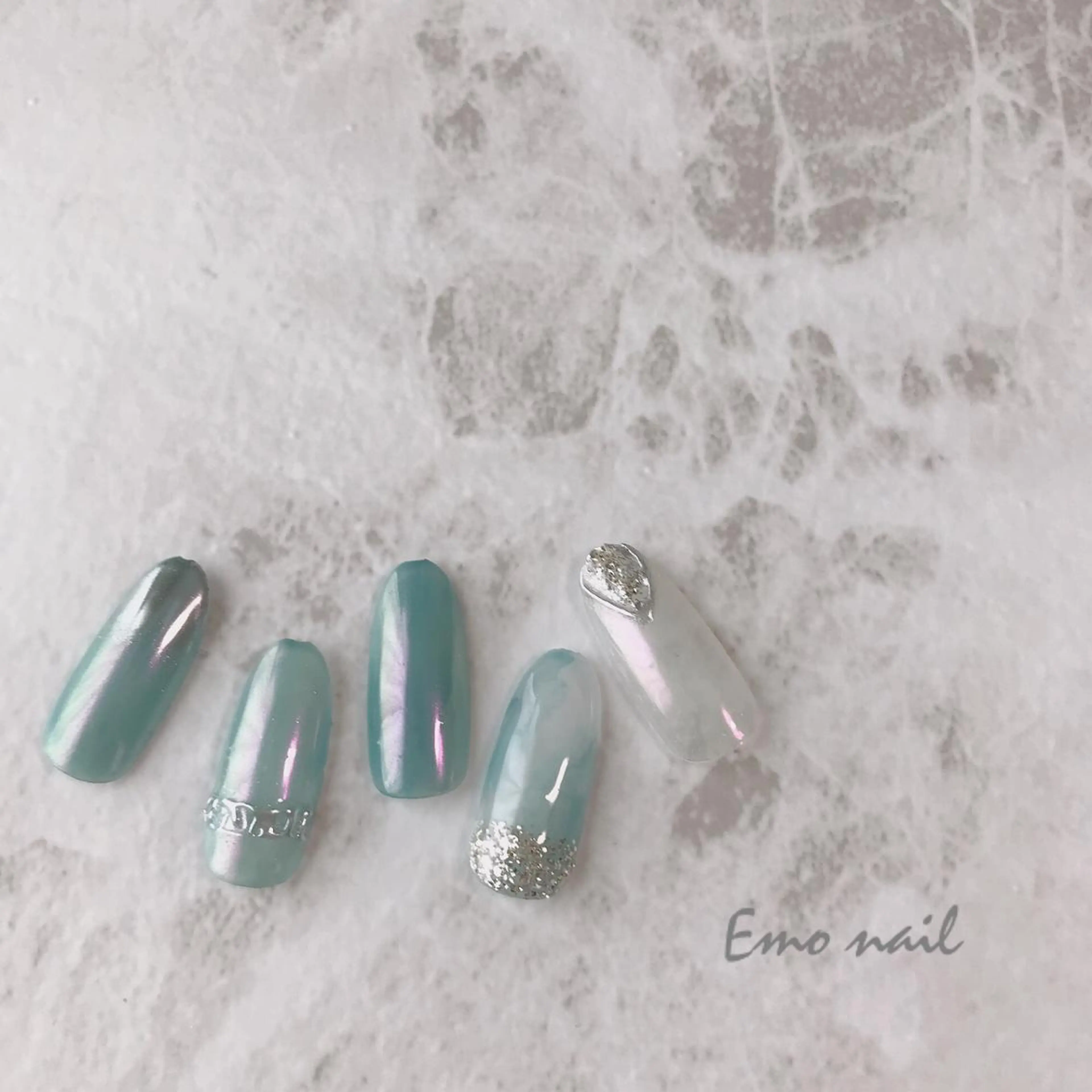 ネイル ブルー sereha nailのネイルデザイン