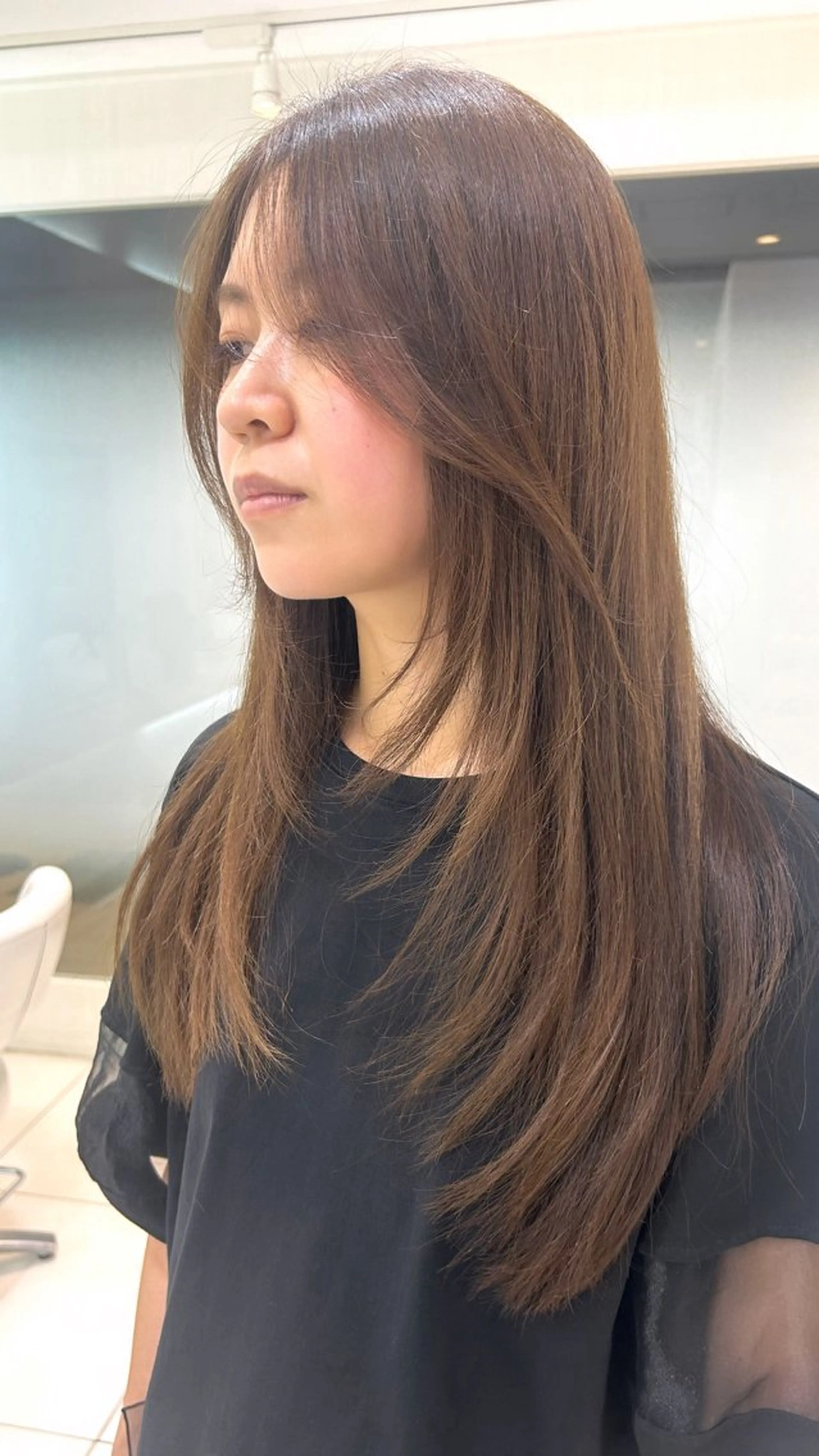 ロング カラー カット ヘアカラー トリートメント 似合わせカラー/艶 髪質改善/ヨシザキのヘアスタイル