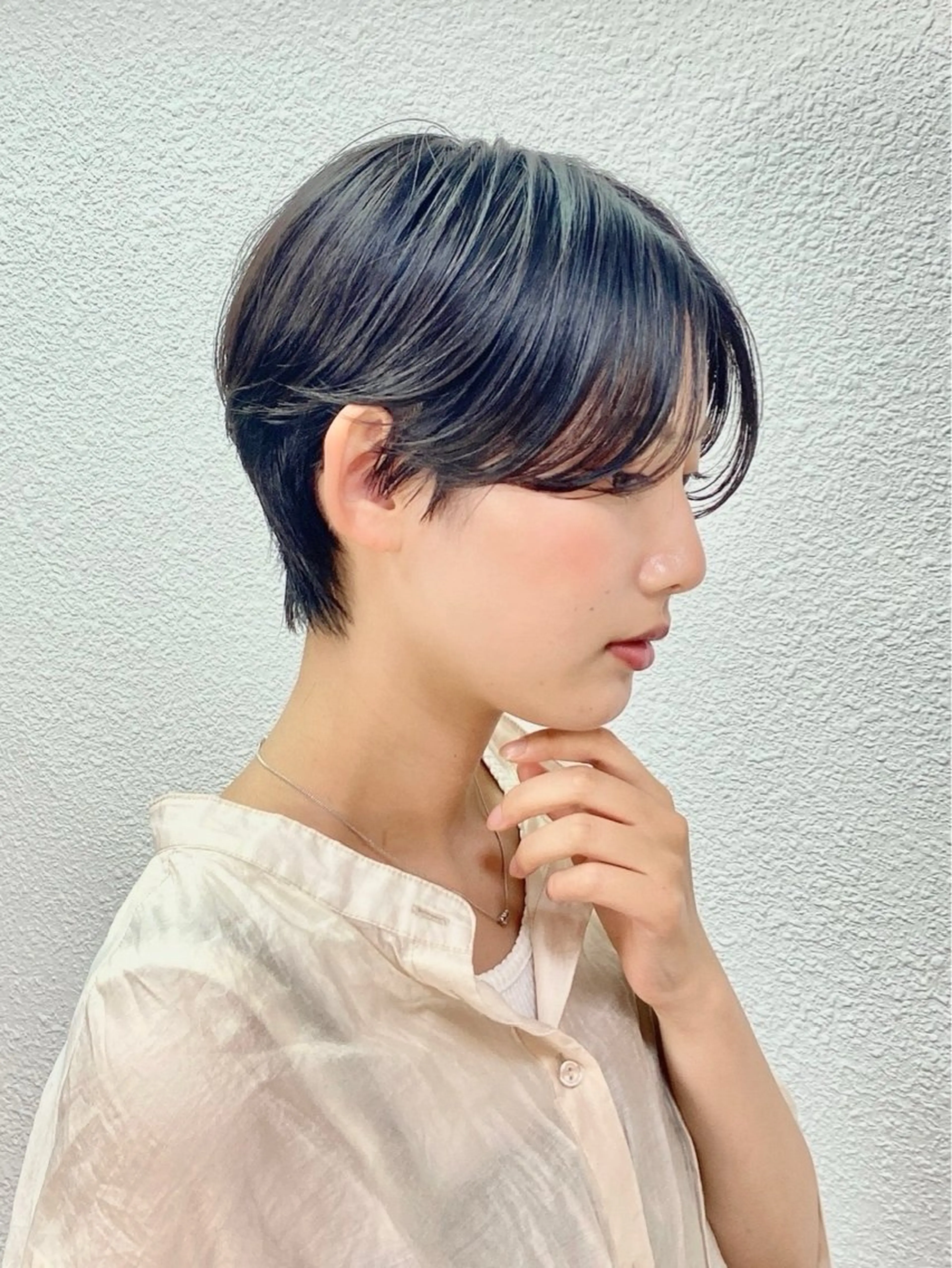 ショート うる艶カラー× ハイトーン/miuのヘアスタイル