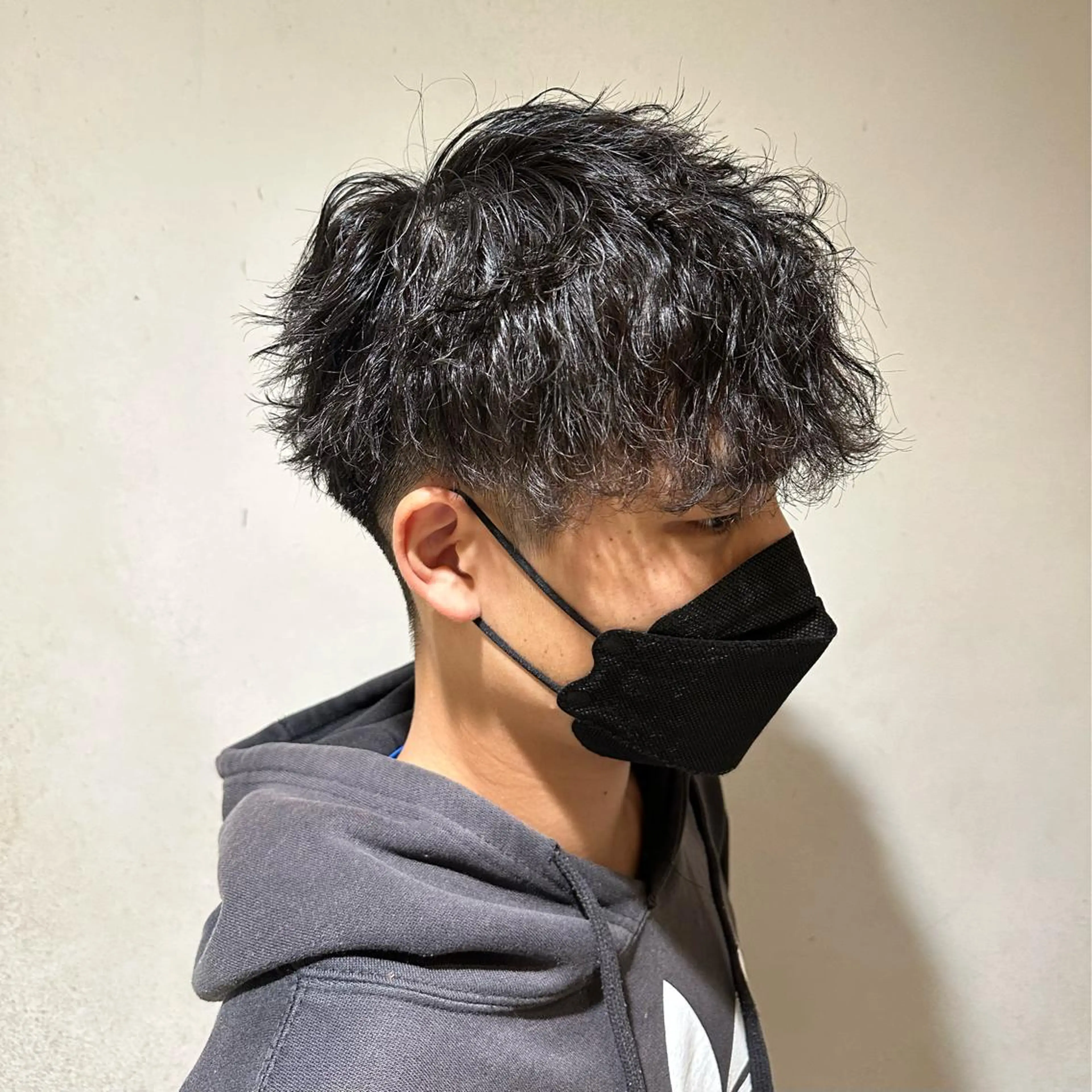 ショート パーマ メンズ カット パーマ トリートメント ヘッドスパ 【tocca茨木】 MOMOKAのヘアスタイル