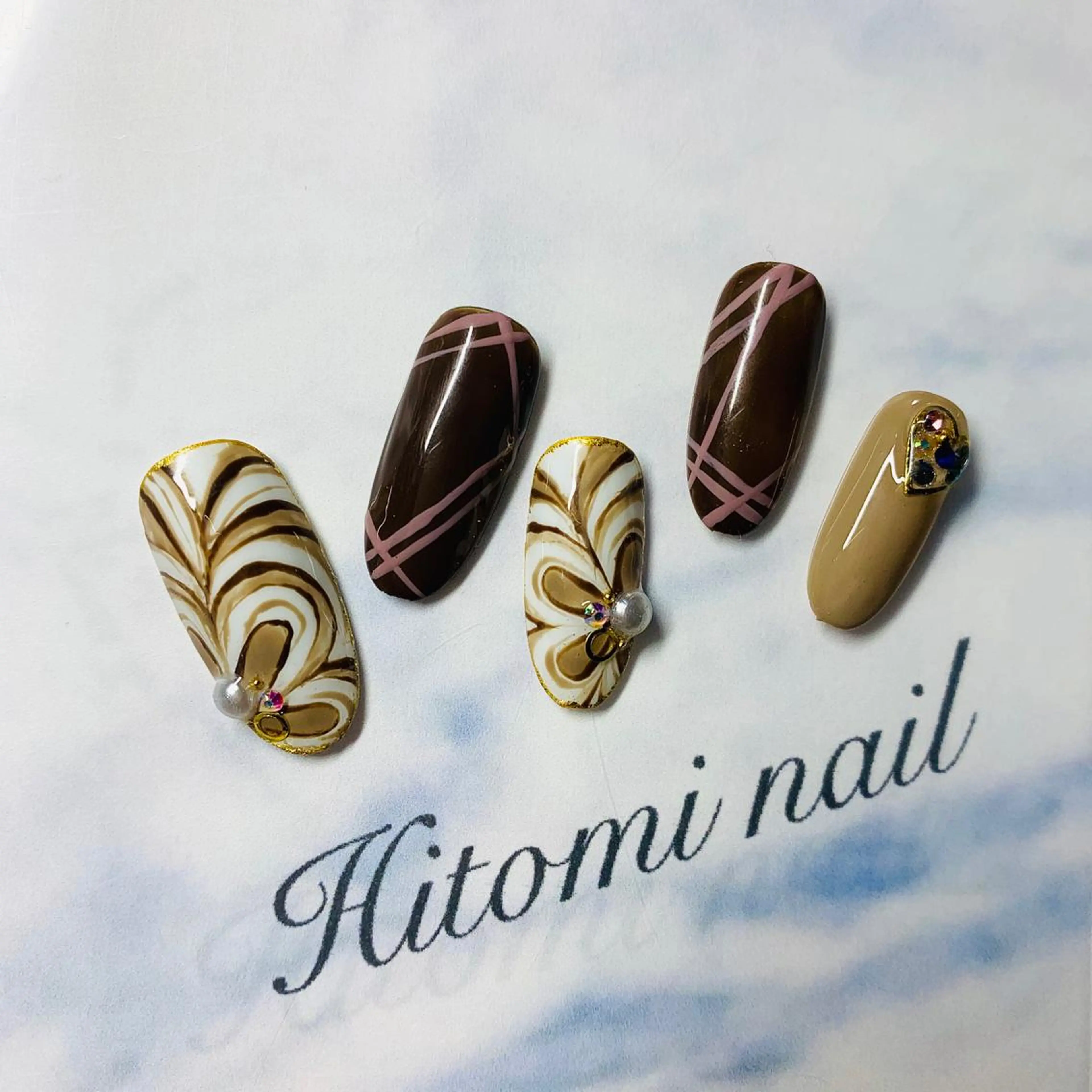 ネイル バレンタイン 大澤 瞳のネイルデザイン