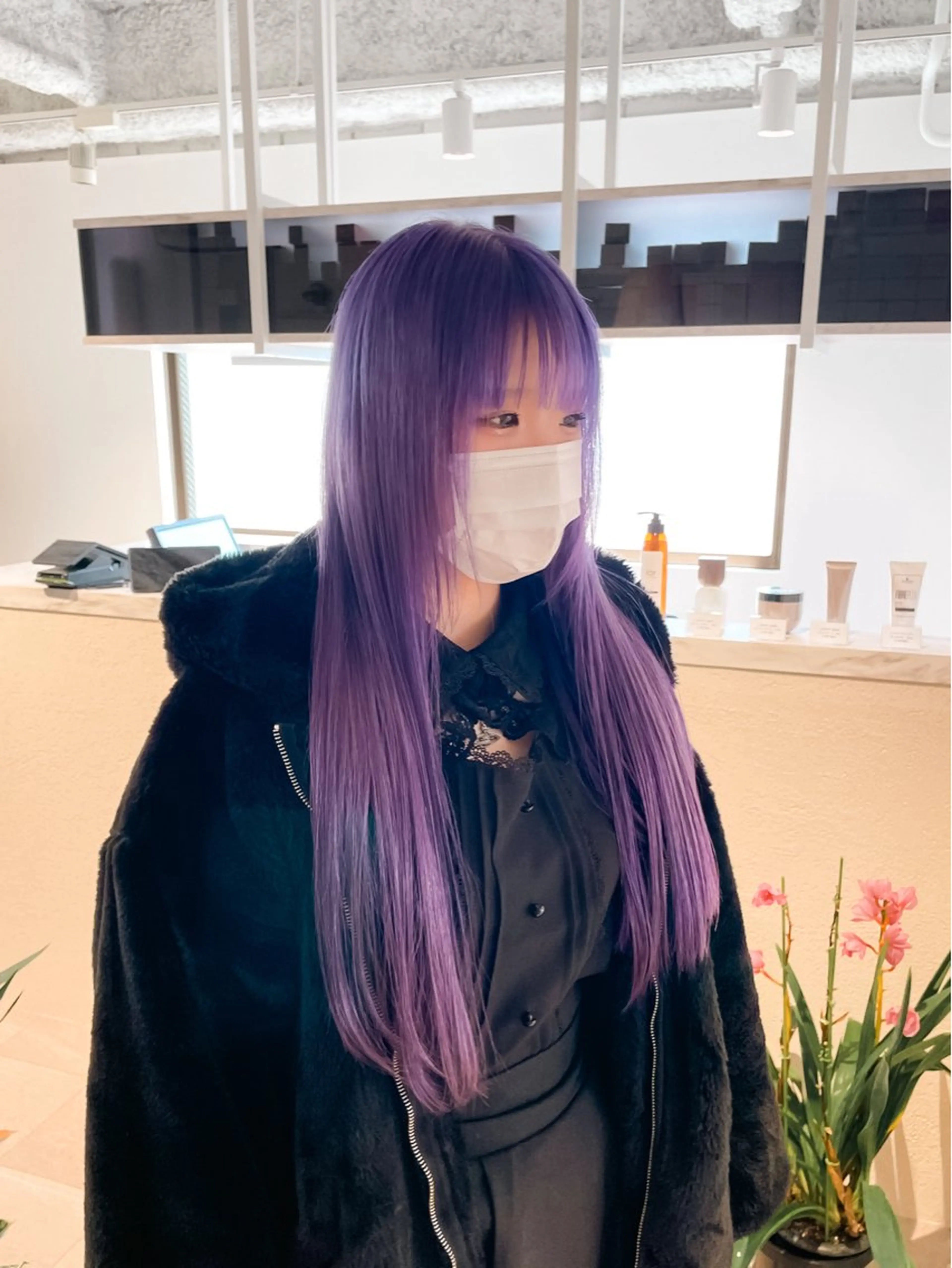 ロング カラー Miyamoto Yasuchikaのヘアスタイル