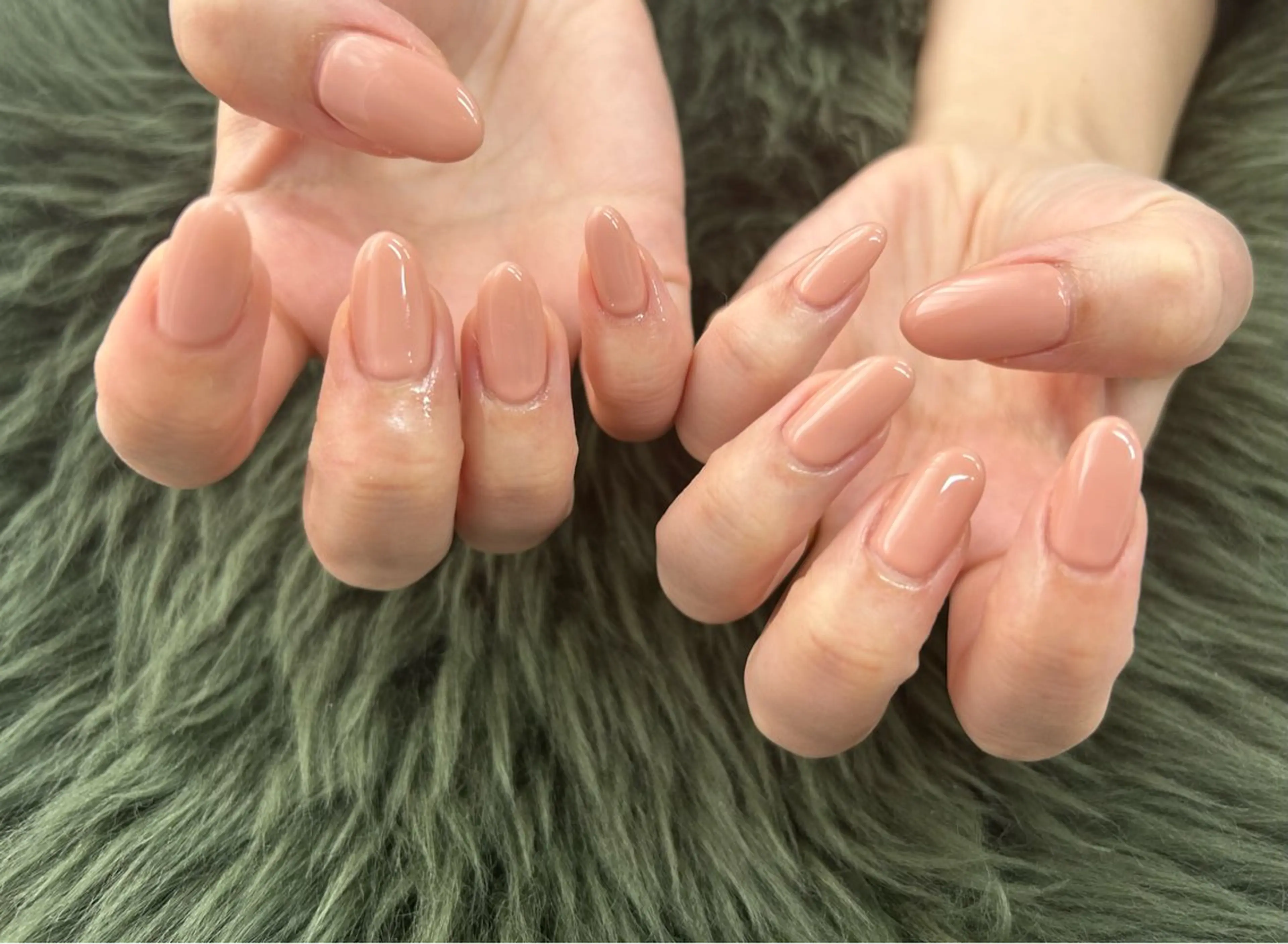 ネイル ピンク ピンクベージュ ハンドネイル Nail Salon agré所属・agré ネイルサロン　アグレのネイルデザイン