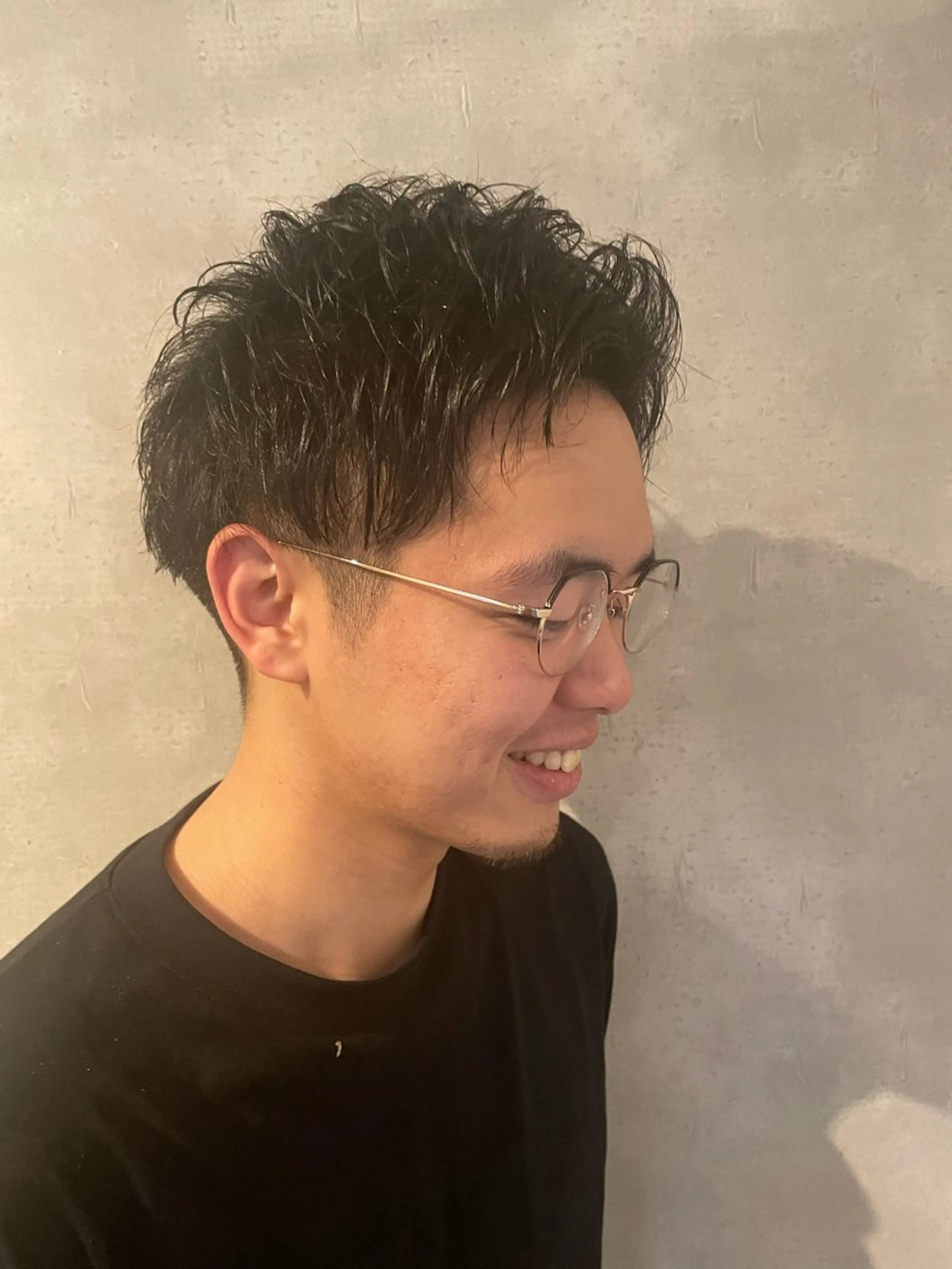 メンズ カット ヘアセット フリーランスシェアサロンルレイル所属・心斎橋/メンズ /ルレイル/地形真希のヘアスタイル