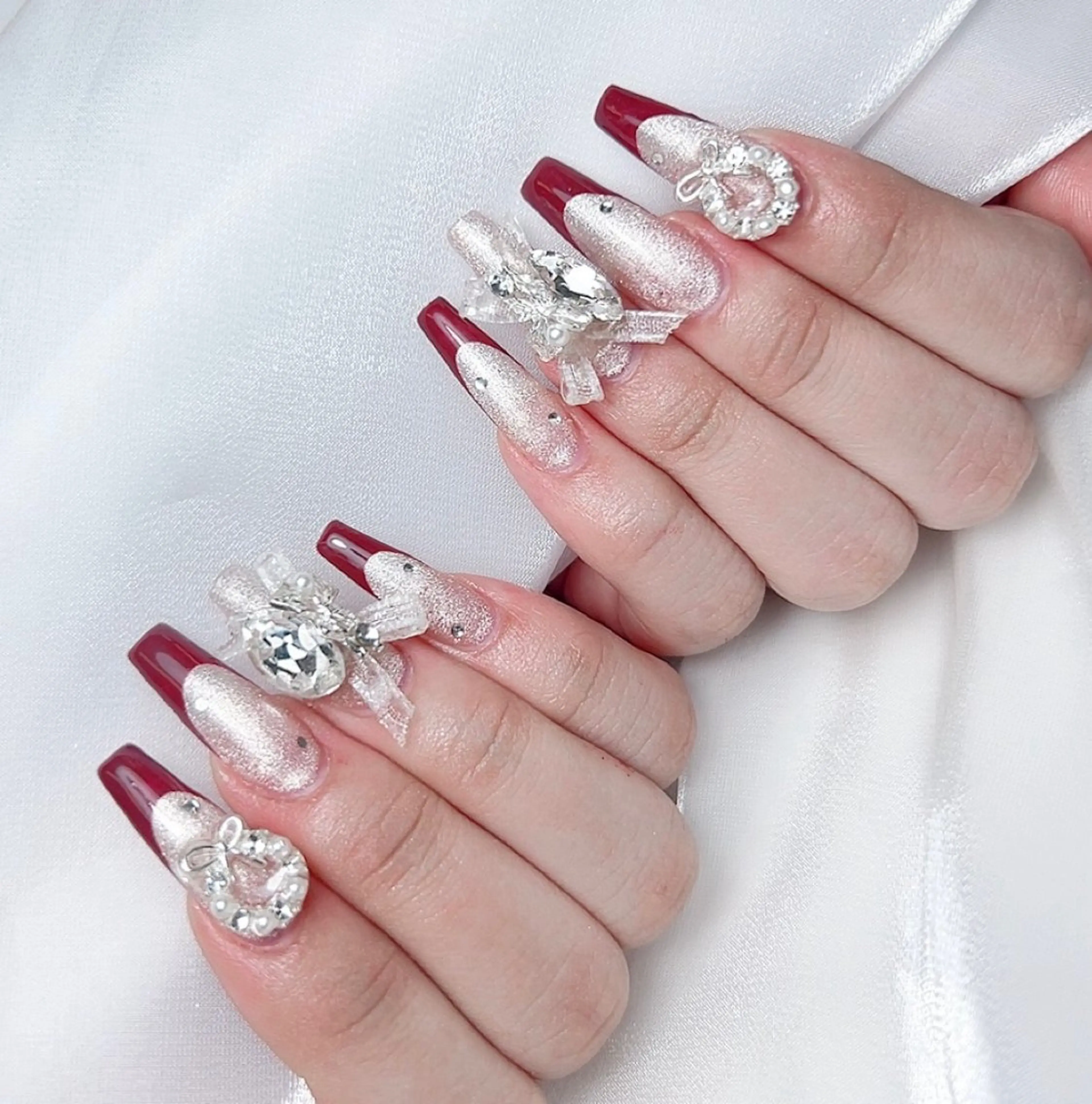 ネイル ハンドネイル M🌷nail 長さだし専門店のネイルデザイン