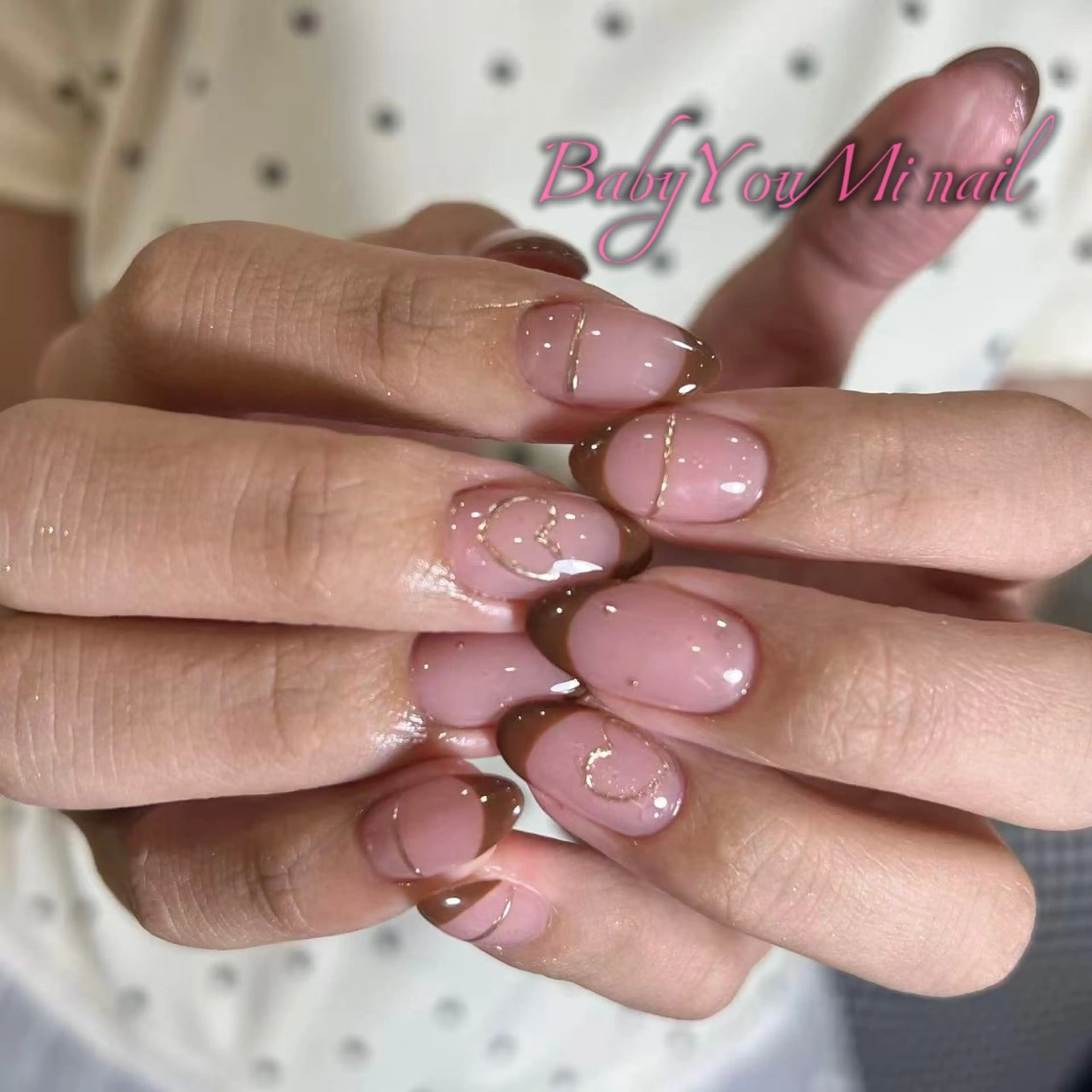 ネイル オーロラネイル フラワーネイル フットネイル フレンチネイル ジェルネイル ハンドネイル BabyYouMi ねねのネイルデザイン