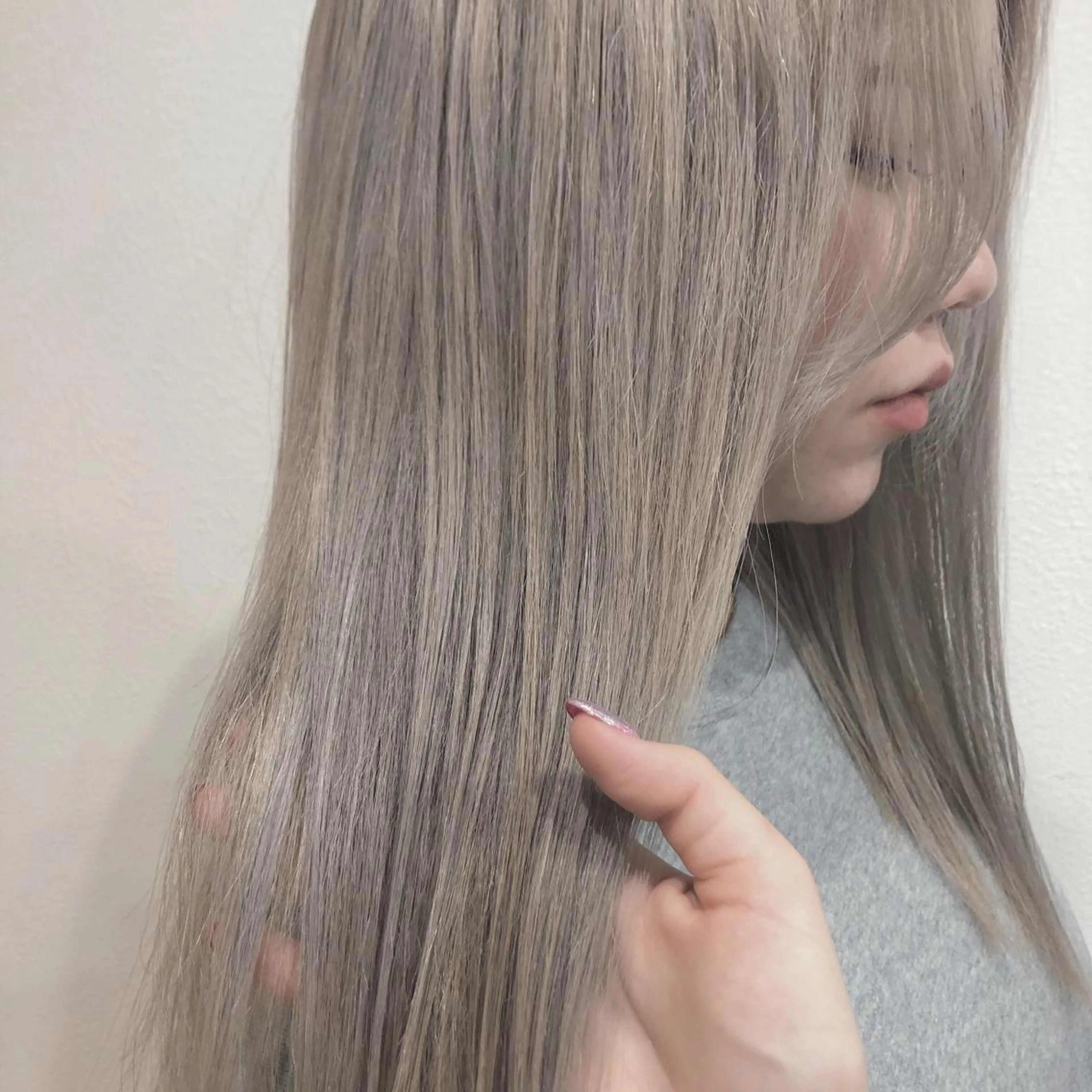 ロング カラーモデル募集 吉原佳穂💗のヘアスタイル