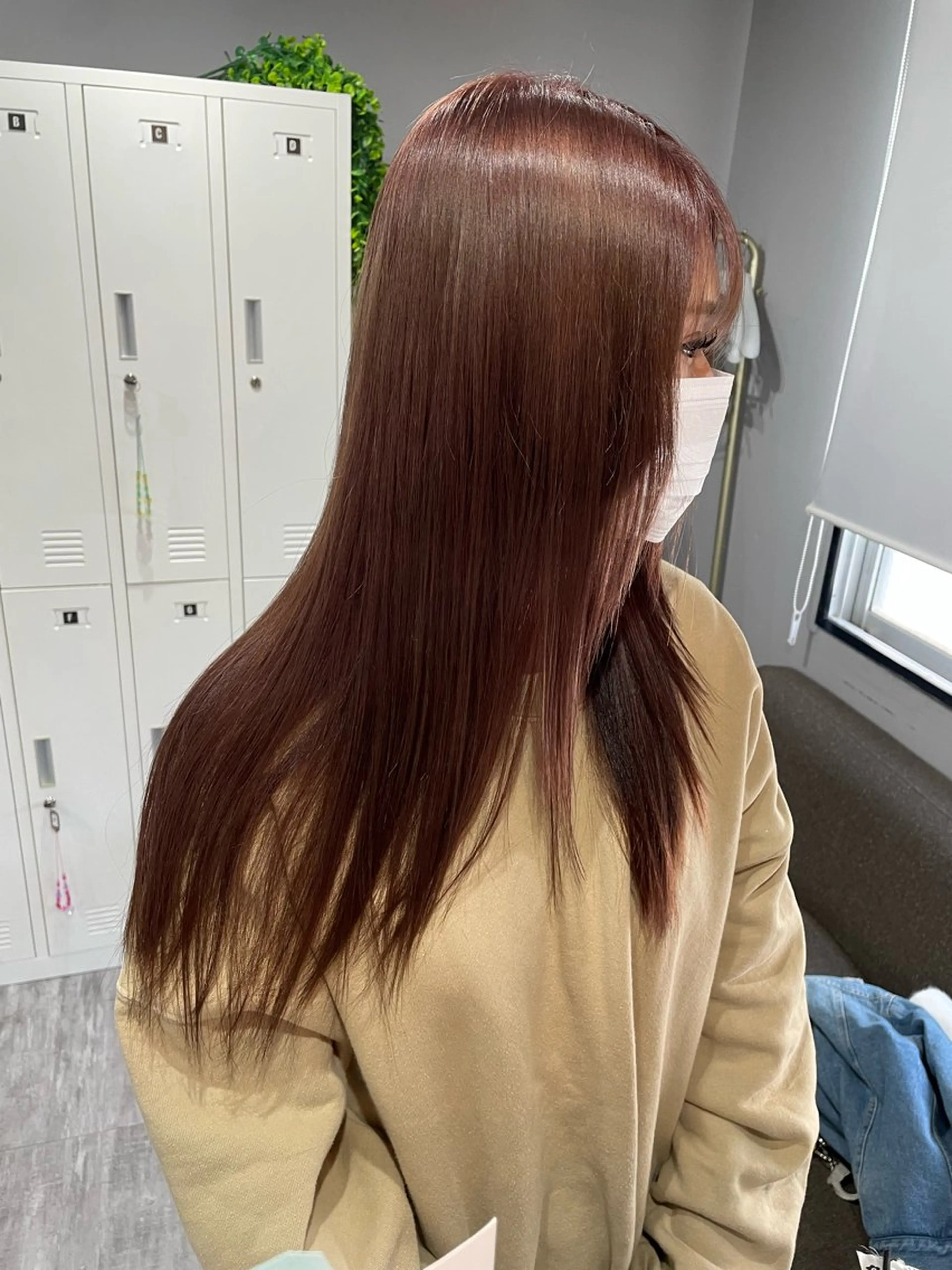 ロング ヘアカラー トリートメント sherry【シェリー】所属・miho 大国町 柔らかハイトーン💛のヘアスタイル