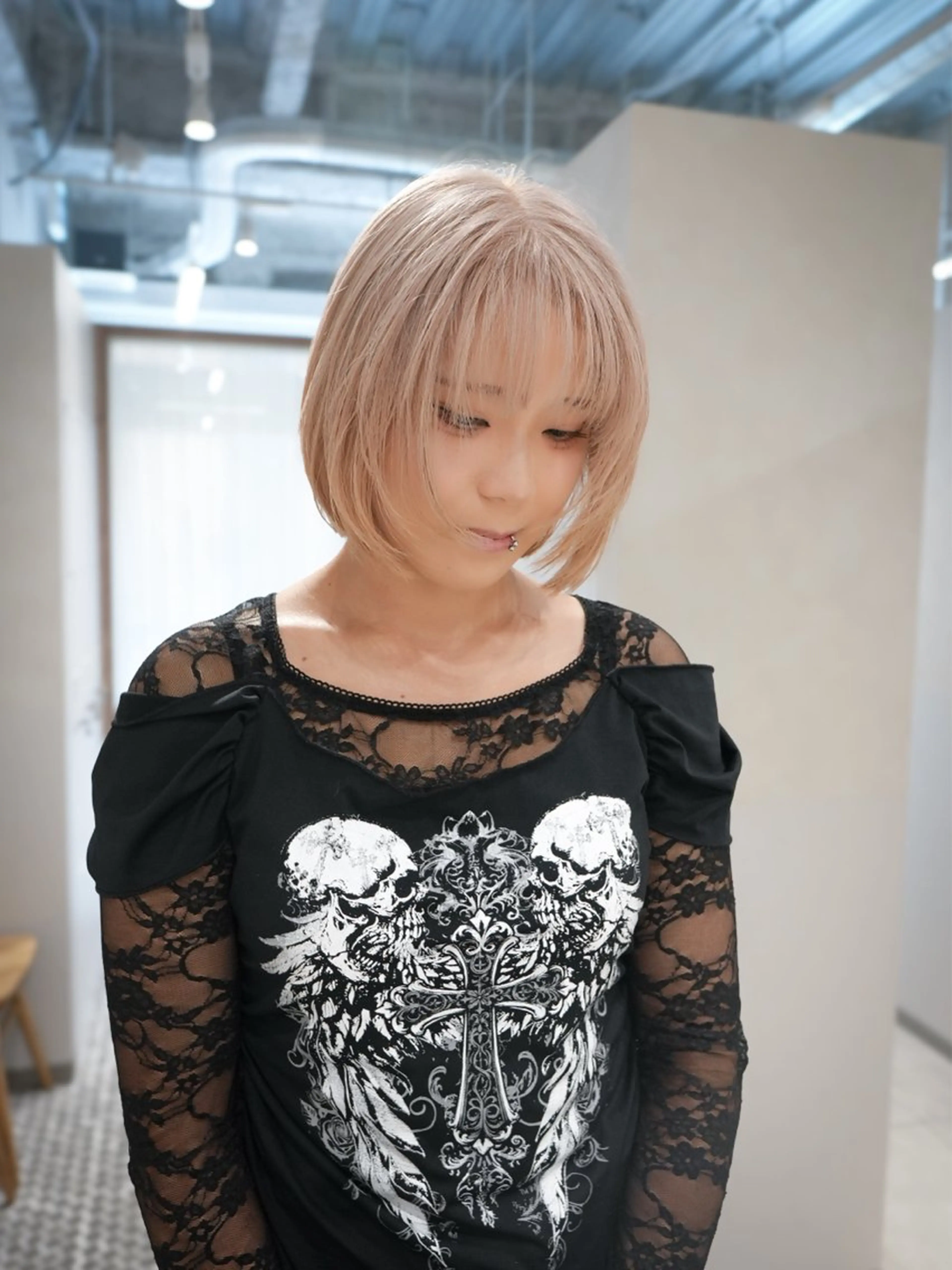 ショート ボブレイヤー ボブ レイヤーカット カット トリートメント 鈴木直之/ハイトーン /ボブ/美髪矯正のヘアスタイル