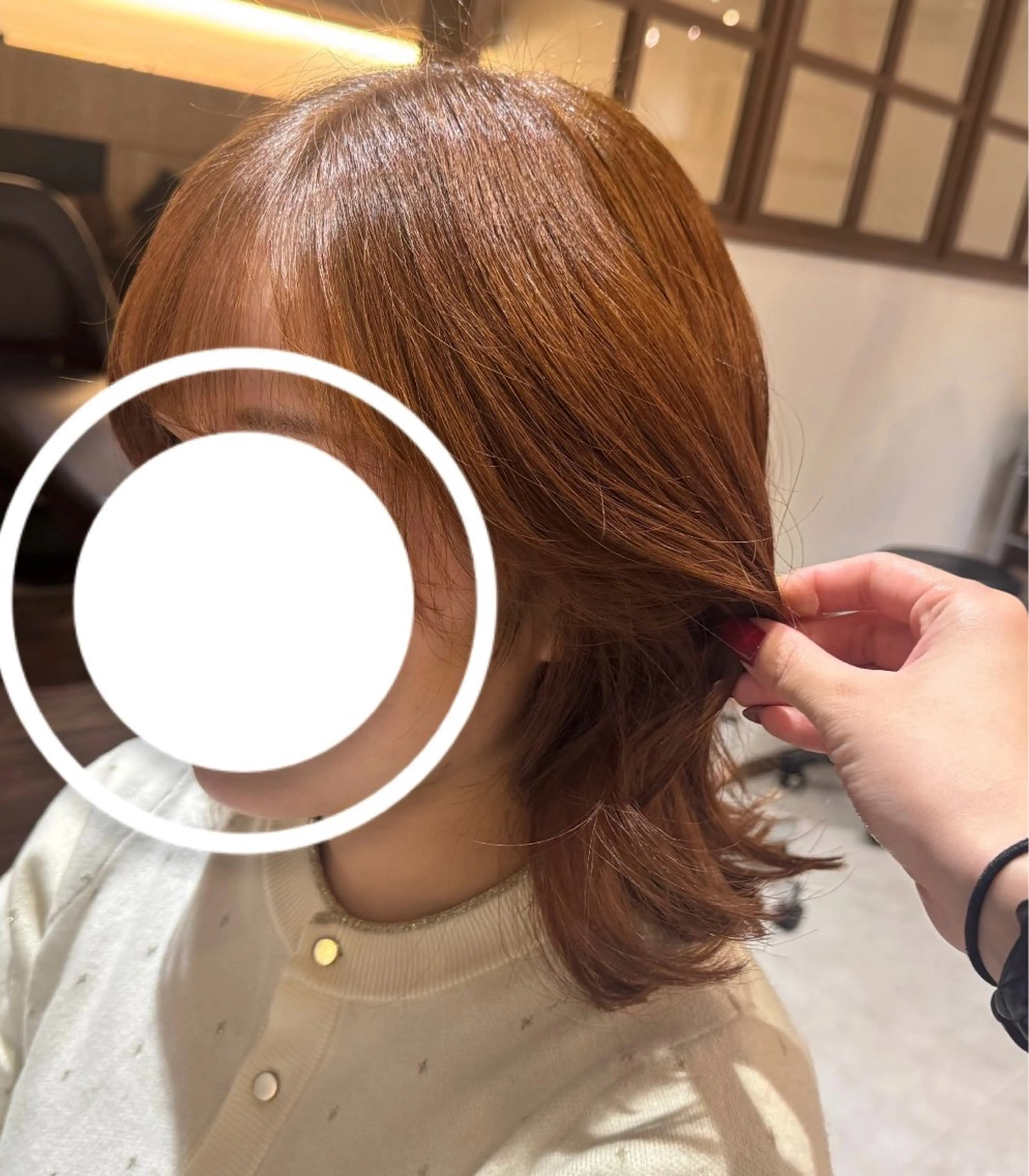 ミディアム カラー カット ヘアカラー ショート/ブリーチ /い な みのヘアスタイル