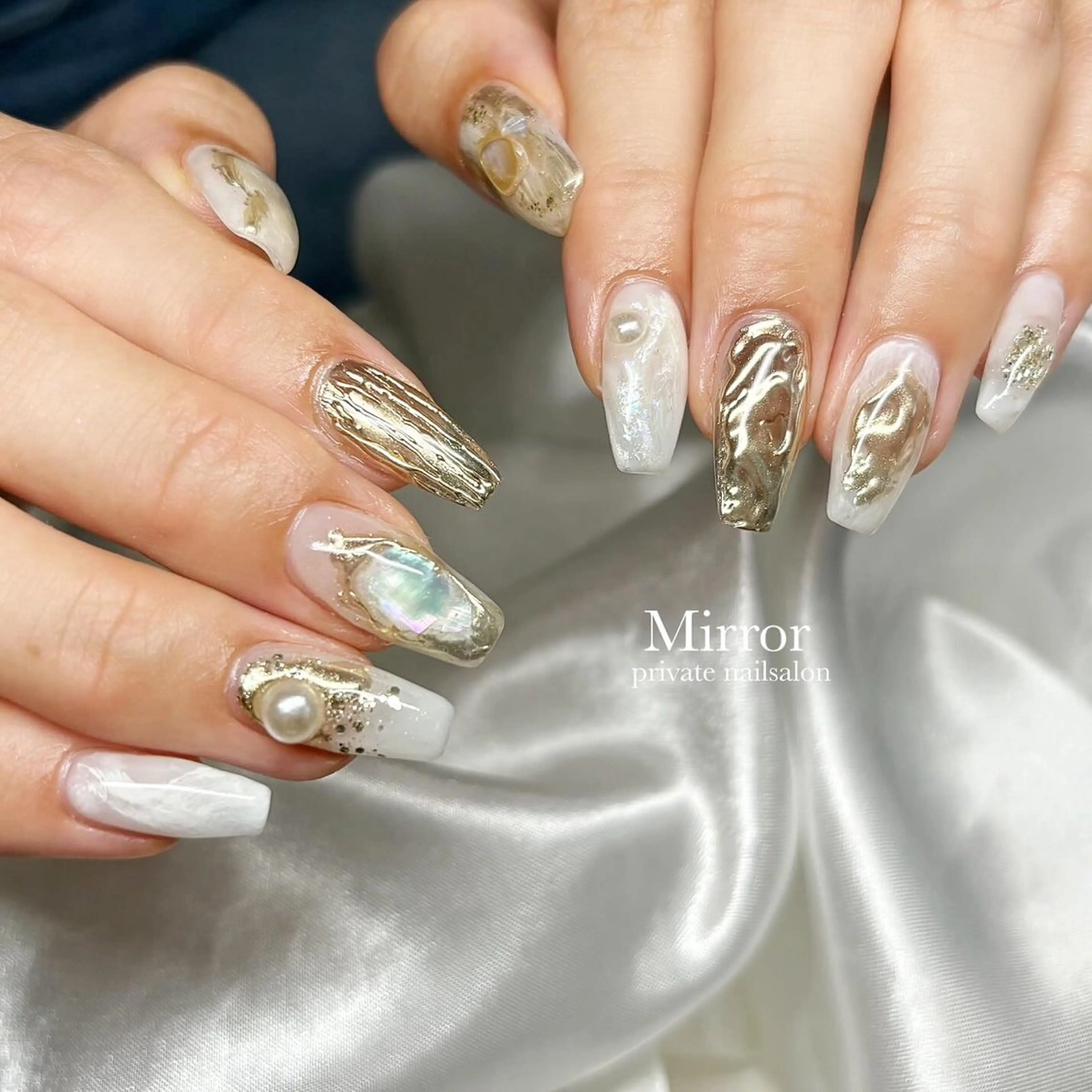 ネイル ハンドネイル nailsalon Mirrorのネイルデザイン