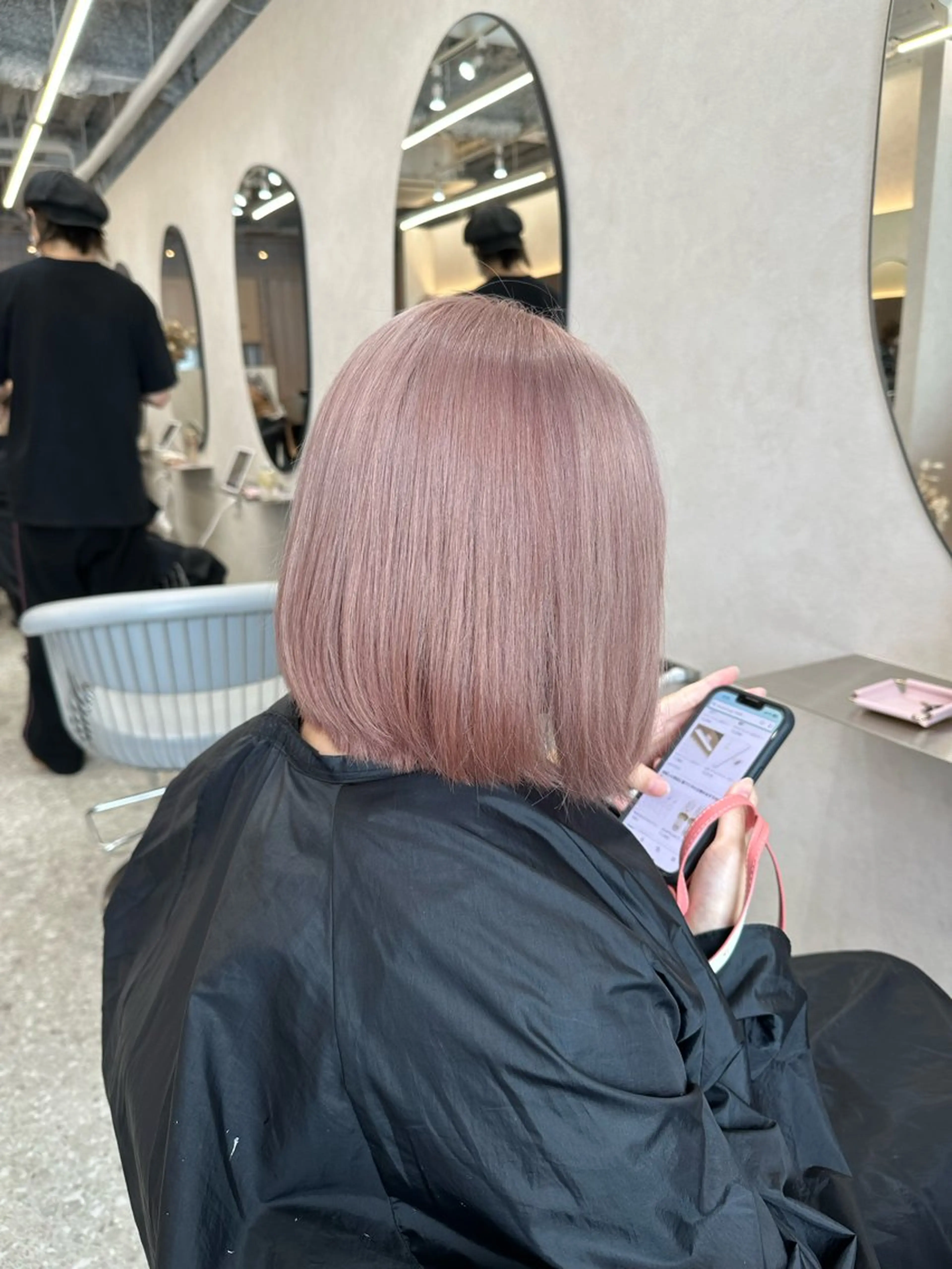 ショート シールエクステ エクステ 顔周りカット 髪質改善 韓国風ヘア ヘアカラー トリートメント 新宿/韓国レイヤー/ 髪質改善/佐藤航のヘアスタイル