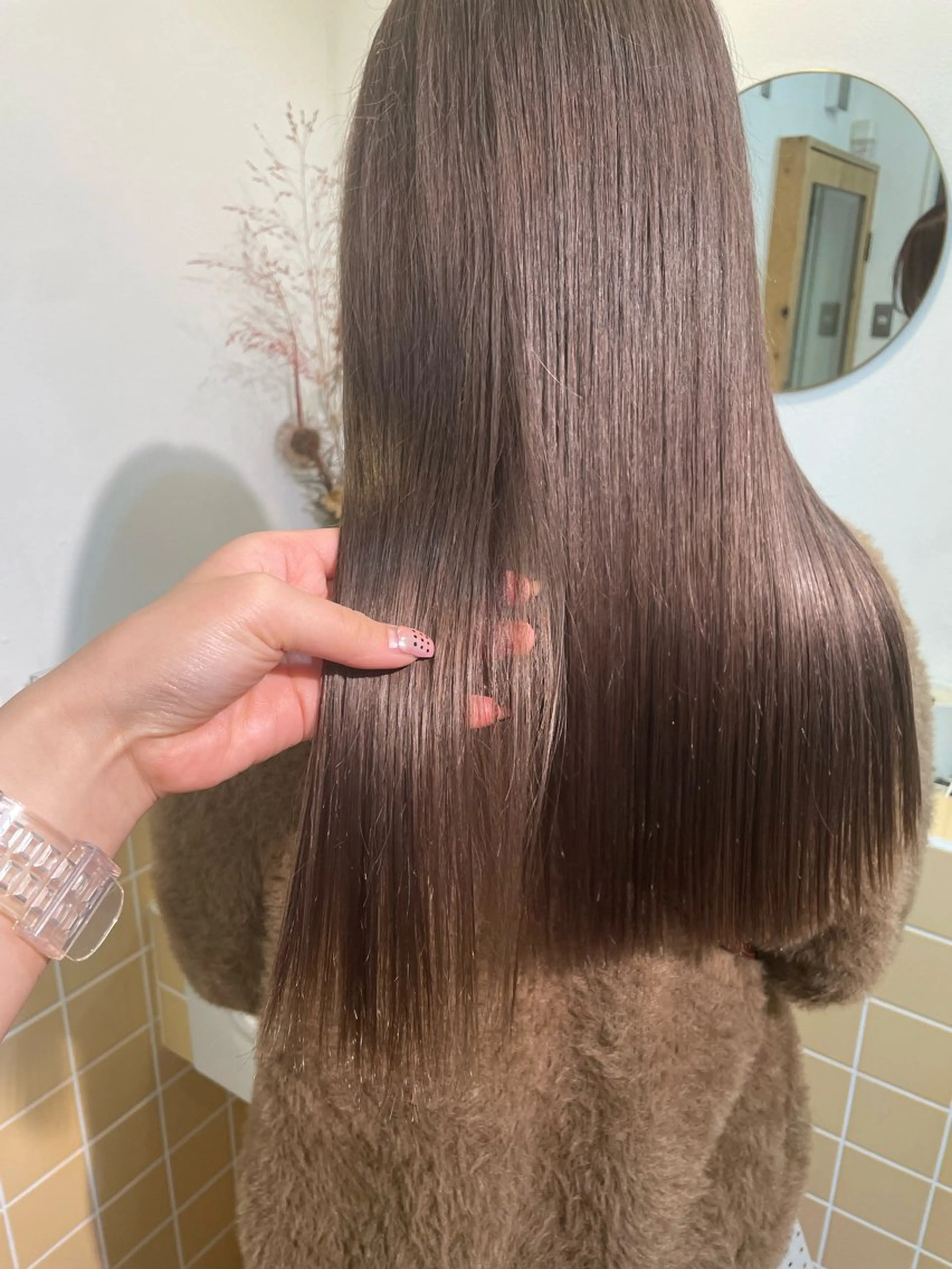 ロング カラー カット ヘアカラー トリートメント sakura🌸 レイヤー/韓国ヘアのヘアスタイル