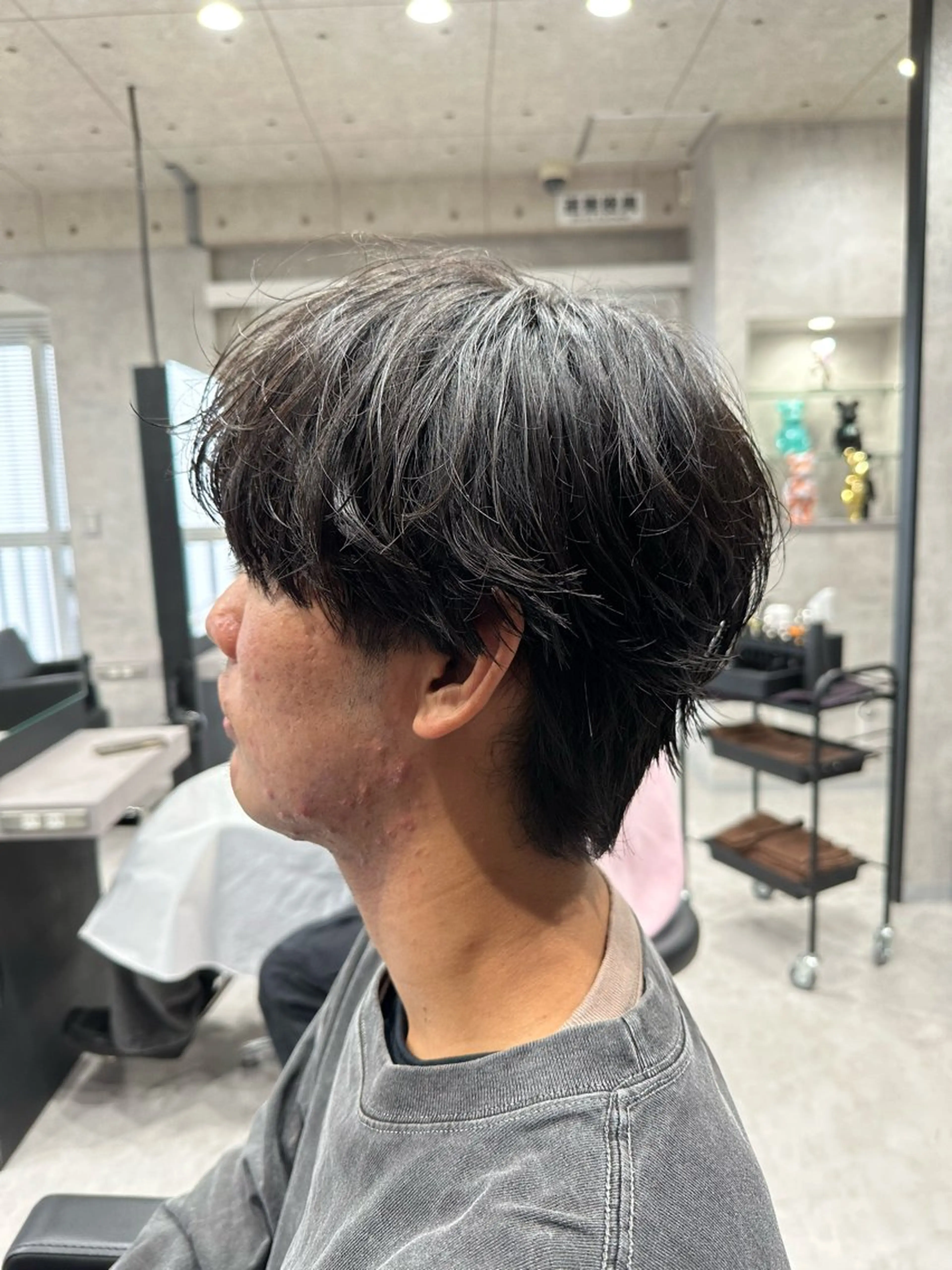 ショート メンズ メンズウルフカット ウルフカット カット 「パーマ指名No1 🥇」小日向悠のヘアスタイル