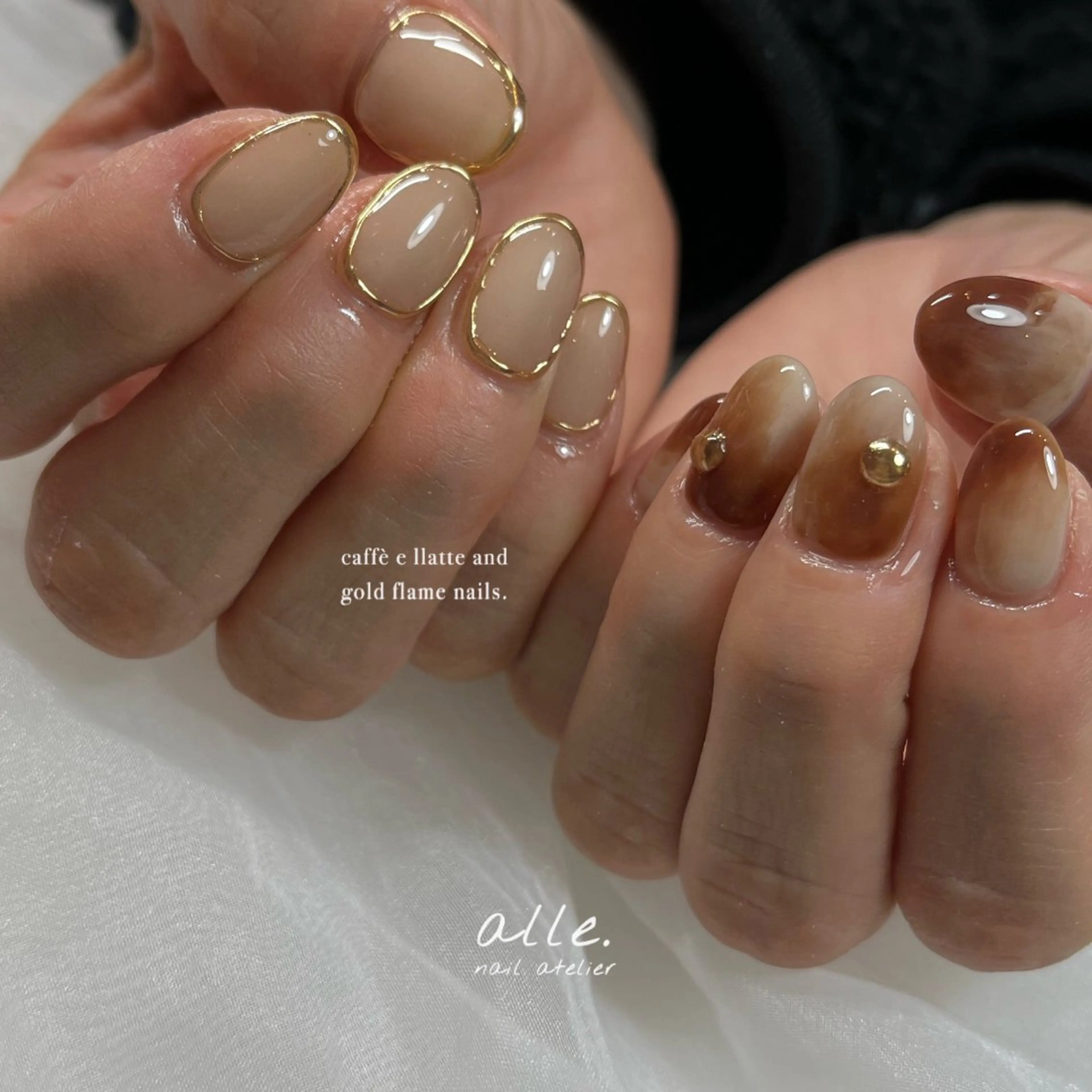 ネイル ハンドネイル atelier alle.のネイルデザイン