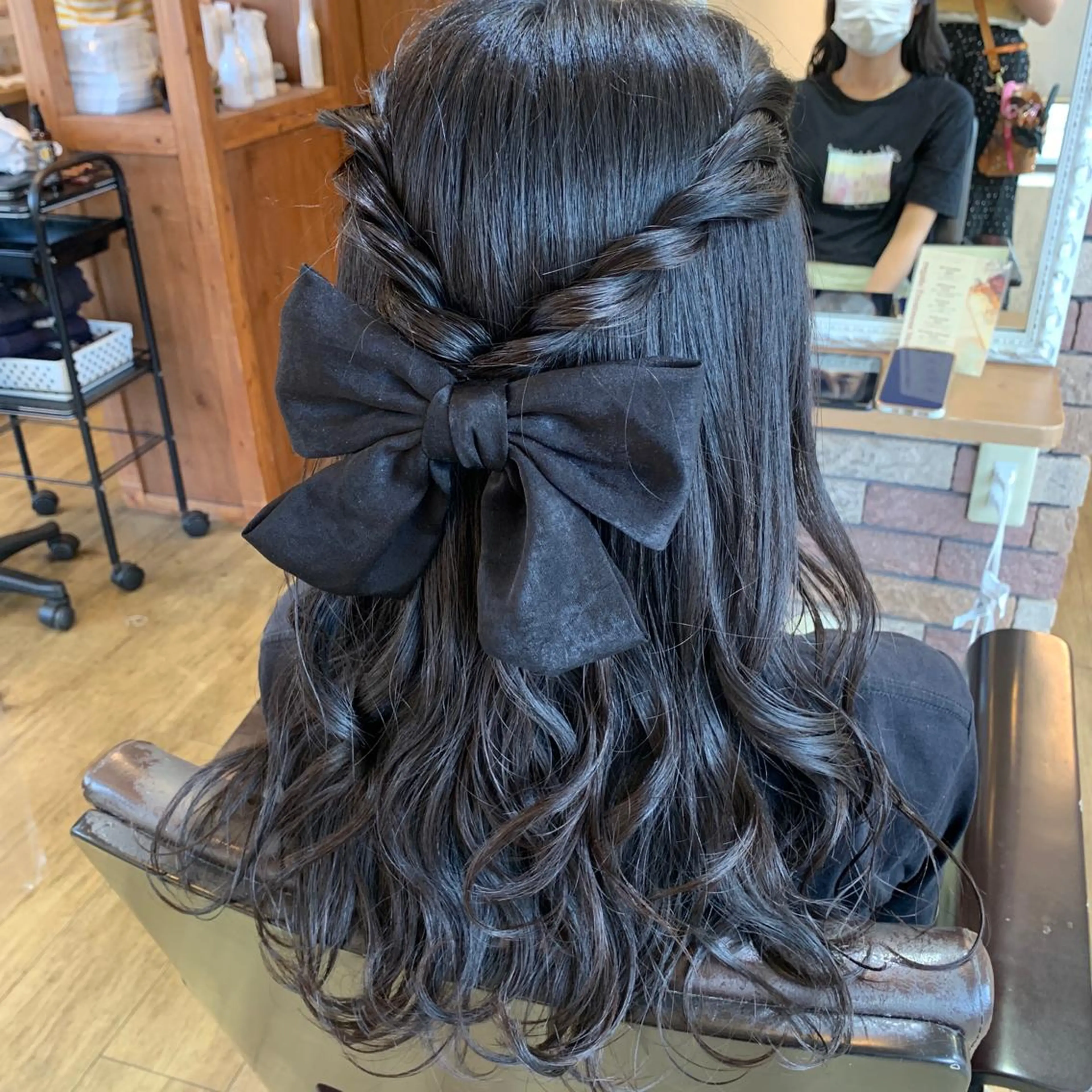 セミロング ヘアカラー ヘアセット regalo Acari🍎のヘアスタイル