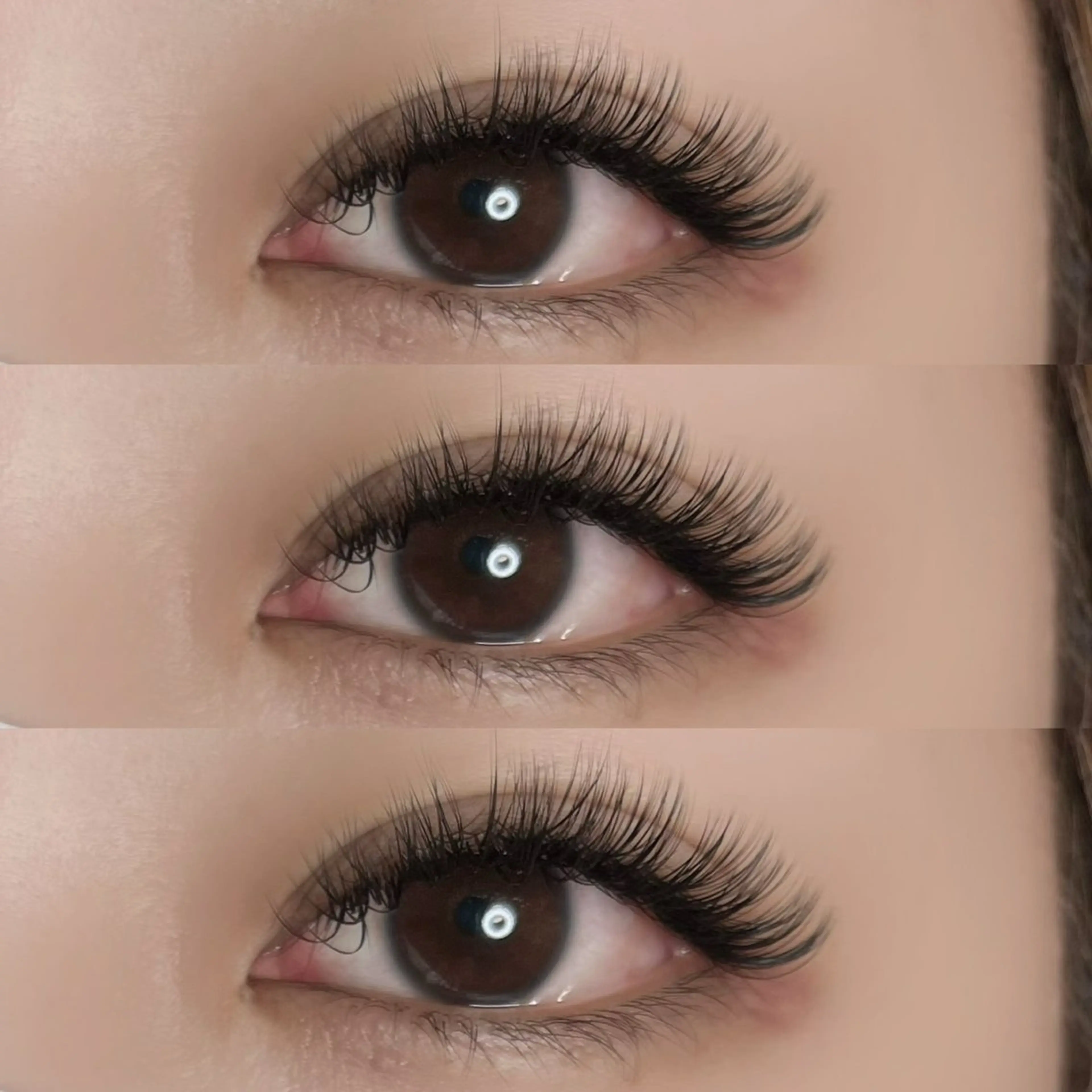 マツエク・マツパ eyelash salon f 守口市駅店 パリジェンヌ・フラットラッシュ【フランク】所属・野山 桃花のマツエク・マツパデザイン